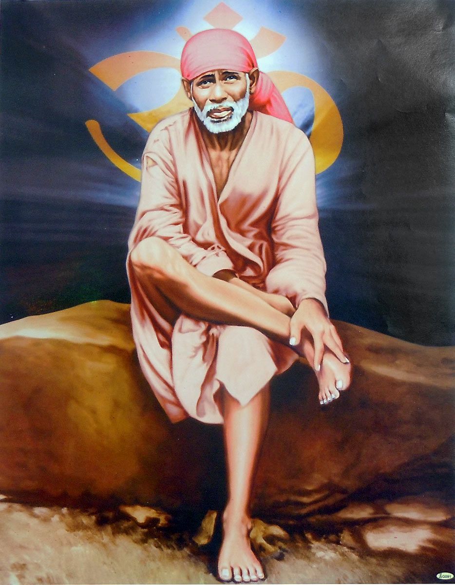 Shirdi Sai Baba Poster Online. Sai baba wallpaper, Sai