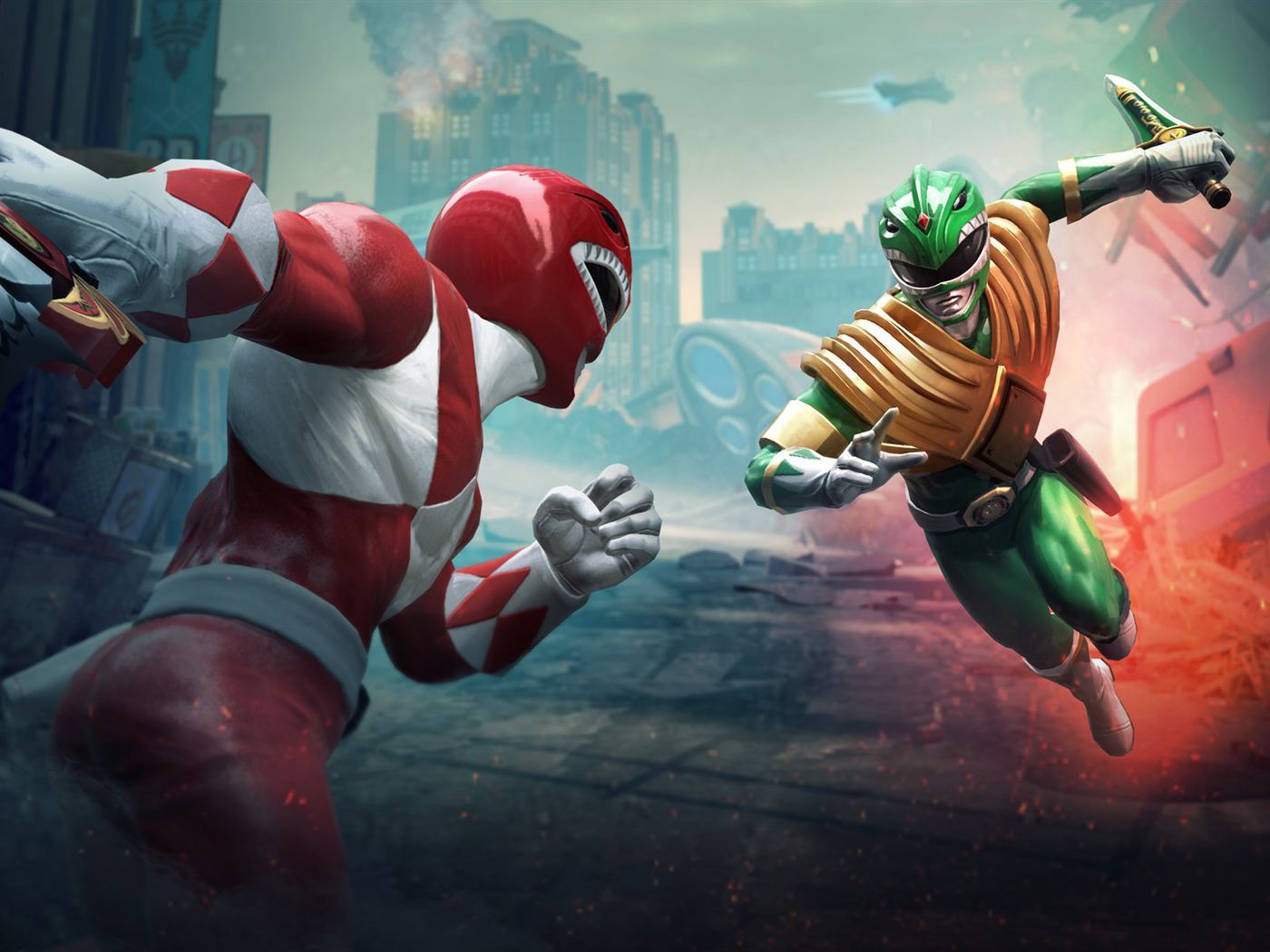 The Power Rangers fighting game is broken, please stop trying to