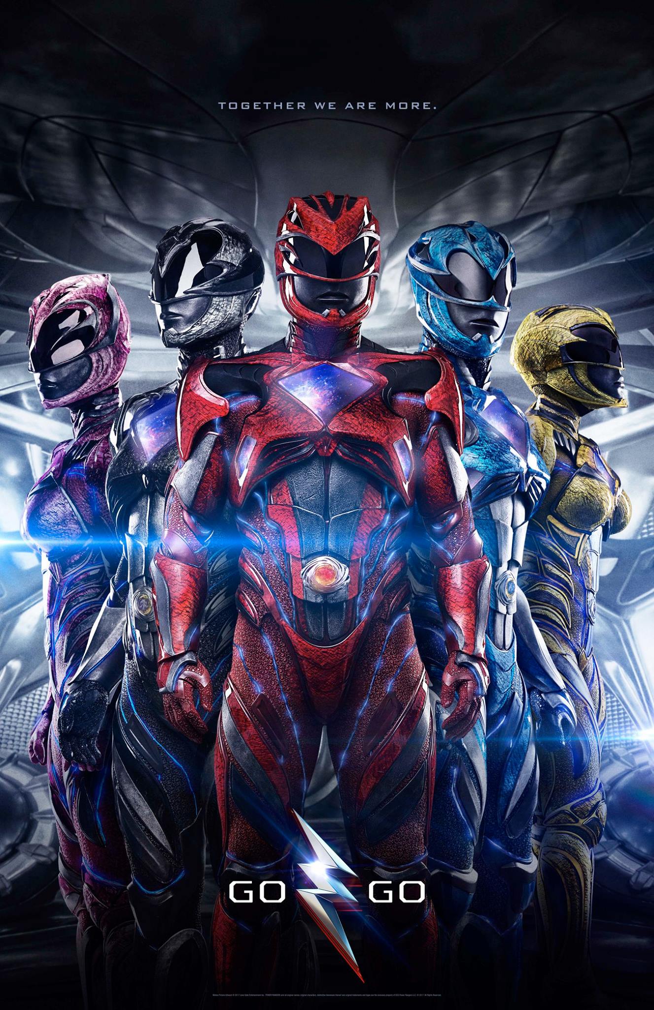 All Heroes In New Power Rangers Movie Poster