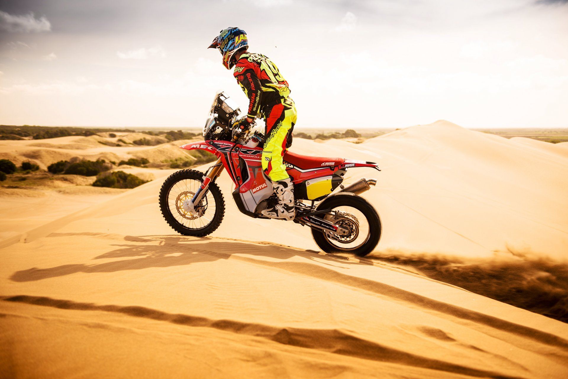 Honda Dakar Bike Sand Desert Bike, HD Wallpaper