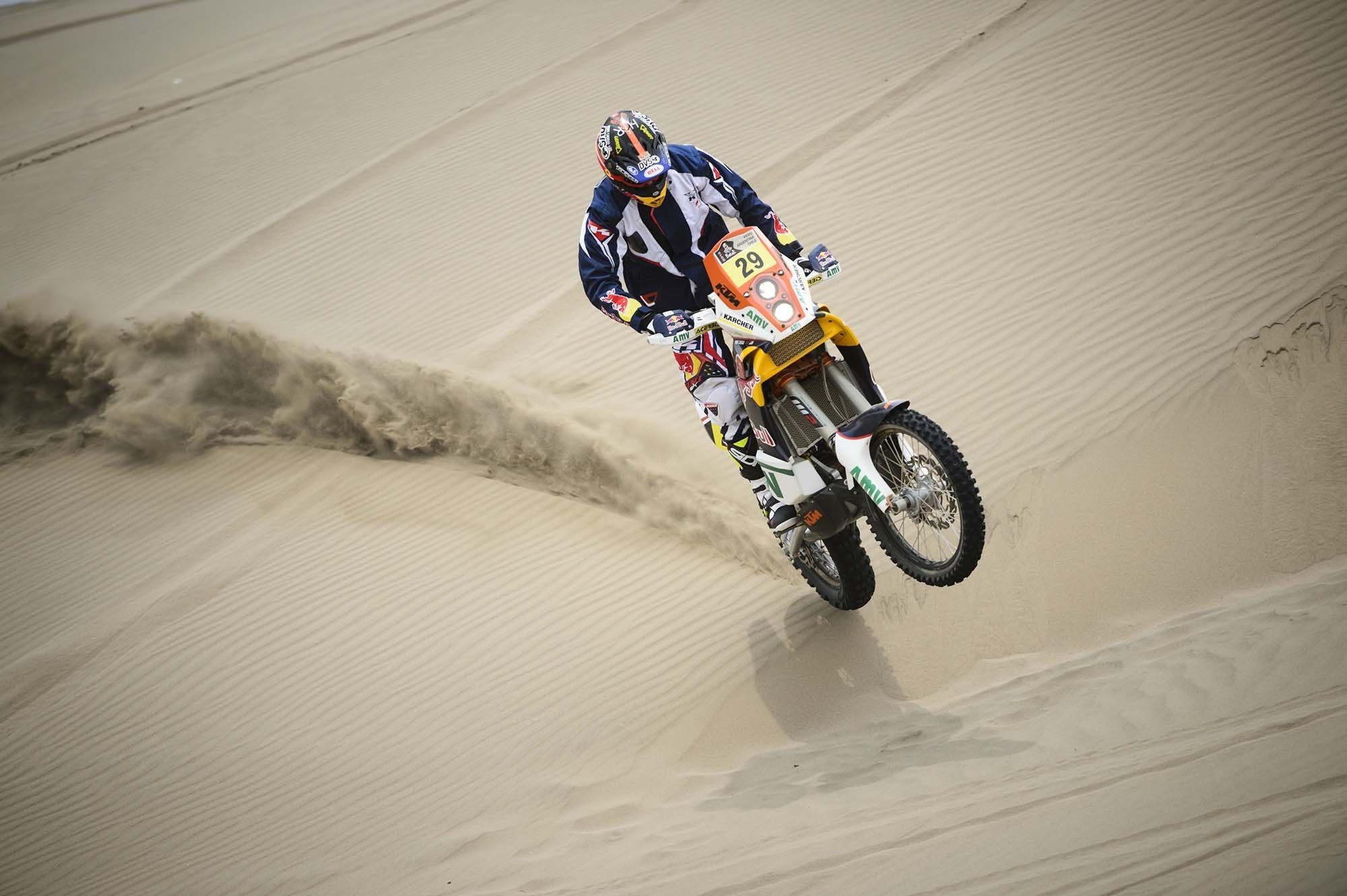 KTM sand rally motorcycle race racer dakar moto racing wallpaper