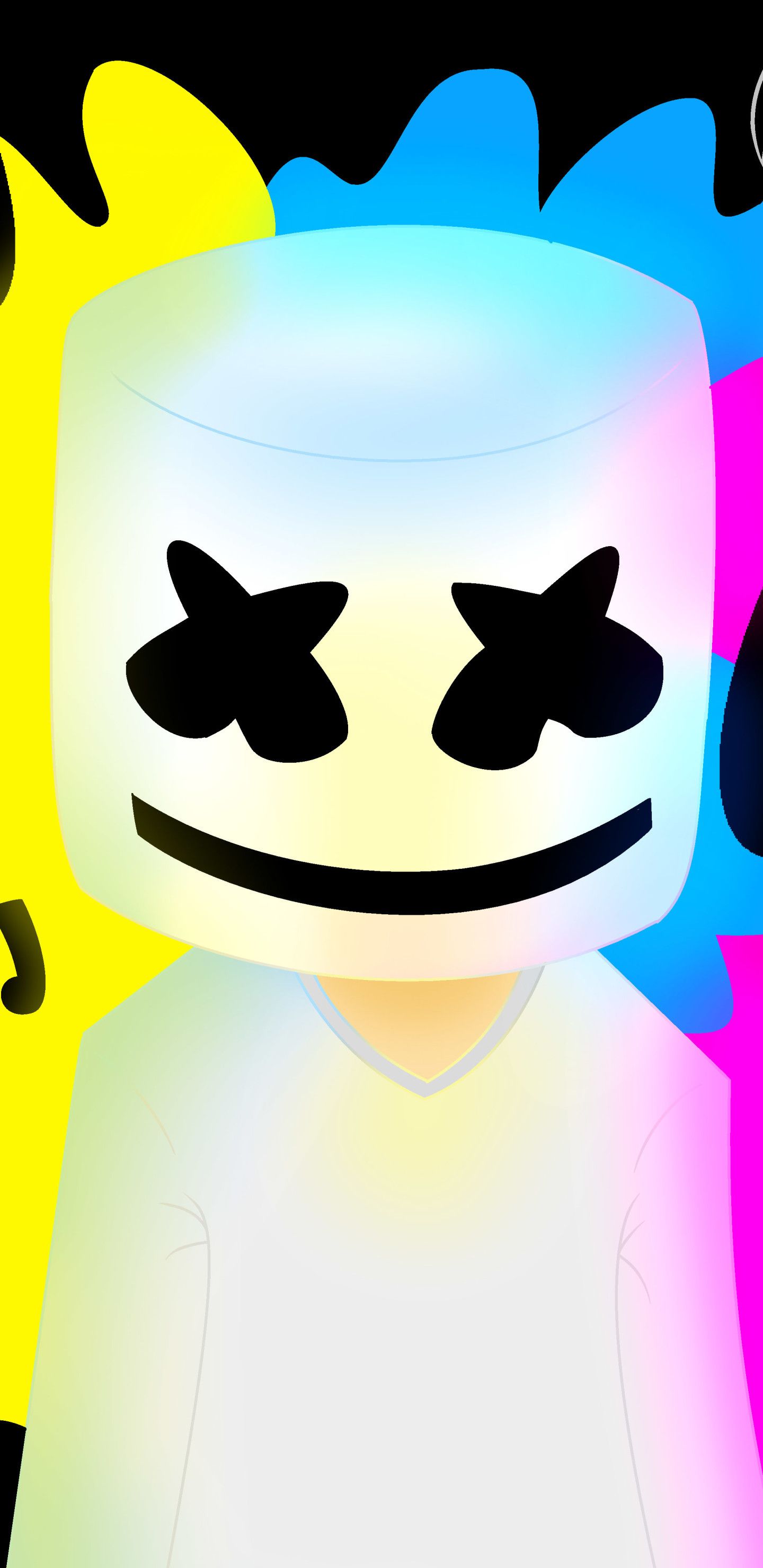 Marshmello Colorful 5k Samsung Galaxy Note 9, 8, S9, S8