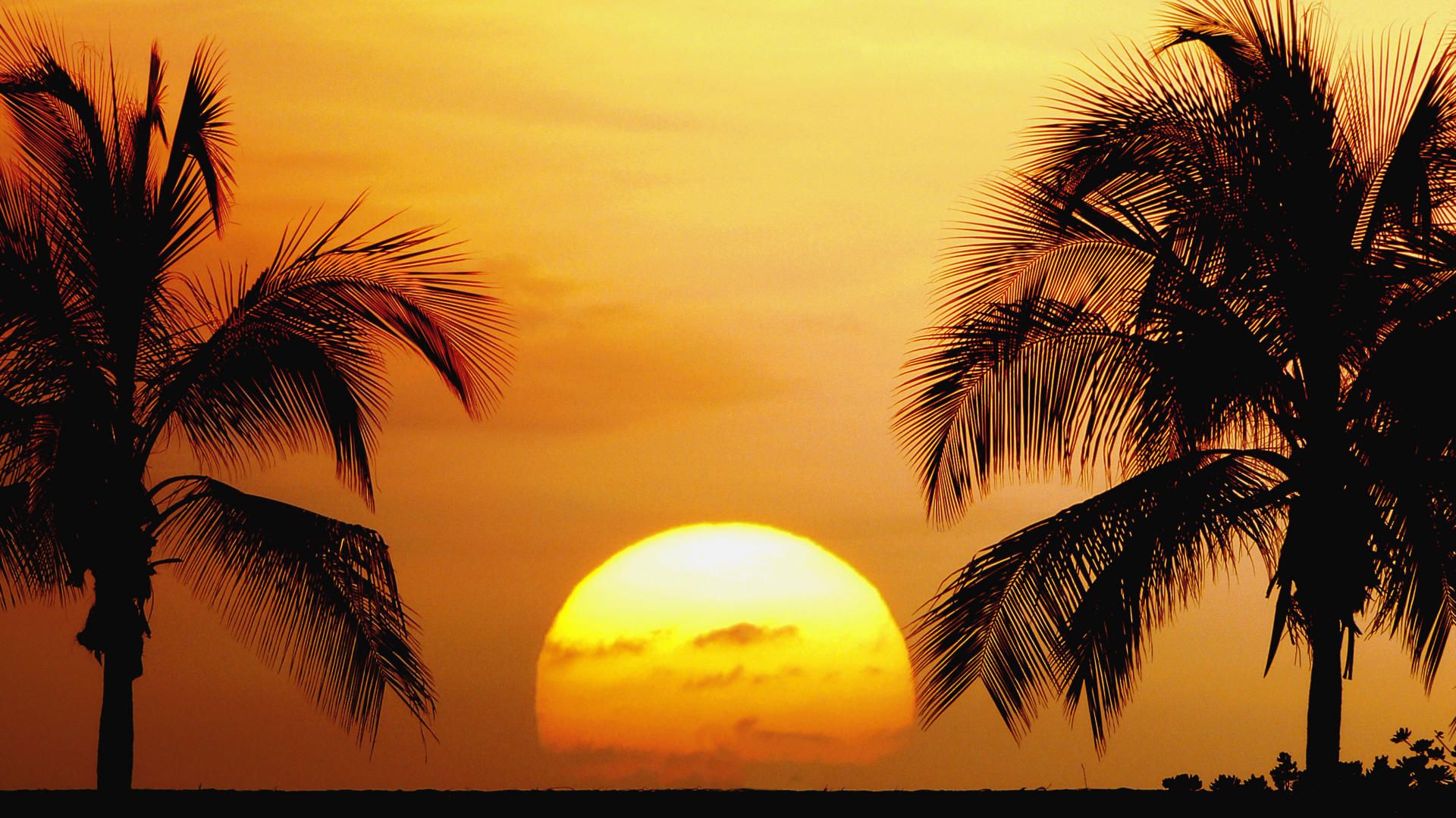 Background, desktop, sunset, hawaii, wallpaper, kailua, beach