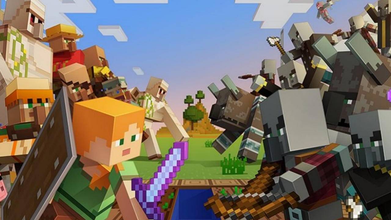 Minecraft Wallpaper Village And Pillage