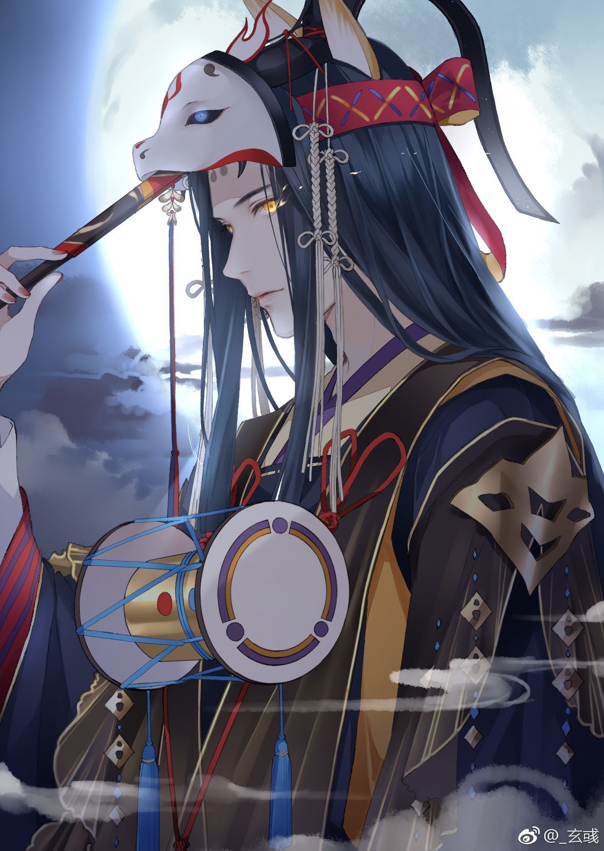 Ghim của Sinta Ika trên Chinese. Anime, Nghệ thuật, Âm dương