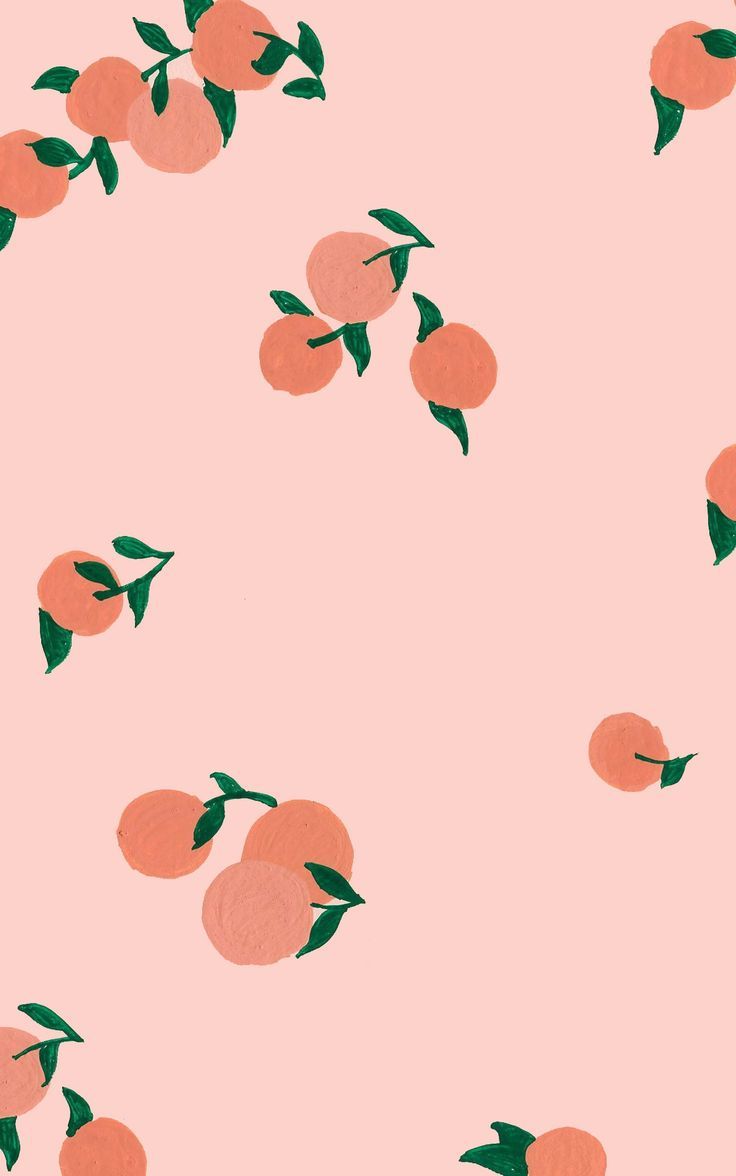 peach print, pattern phone background, wallpaper, fruit, pink. Mypin. Peach wallpaper, Fruit wallpaper, Art wallpaper