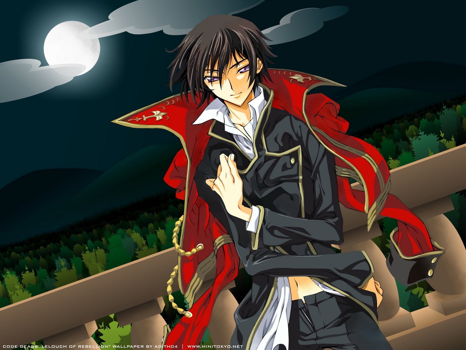 Lelouch of the Rebellion Wallpaper: Melancholy Lelouch - Minitokyo