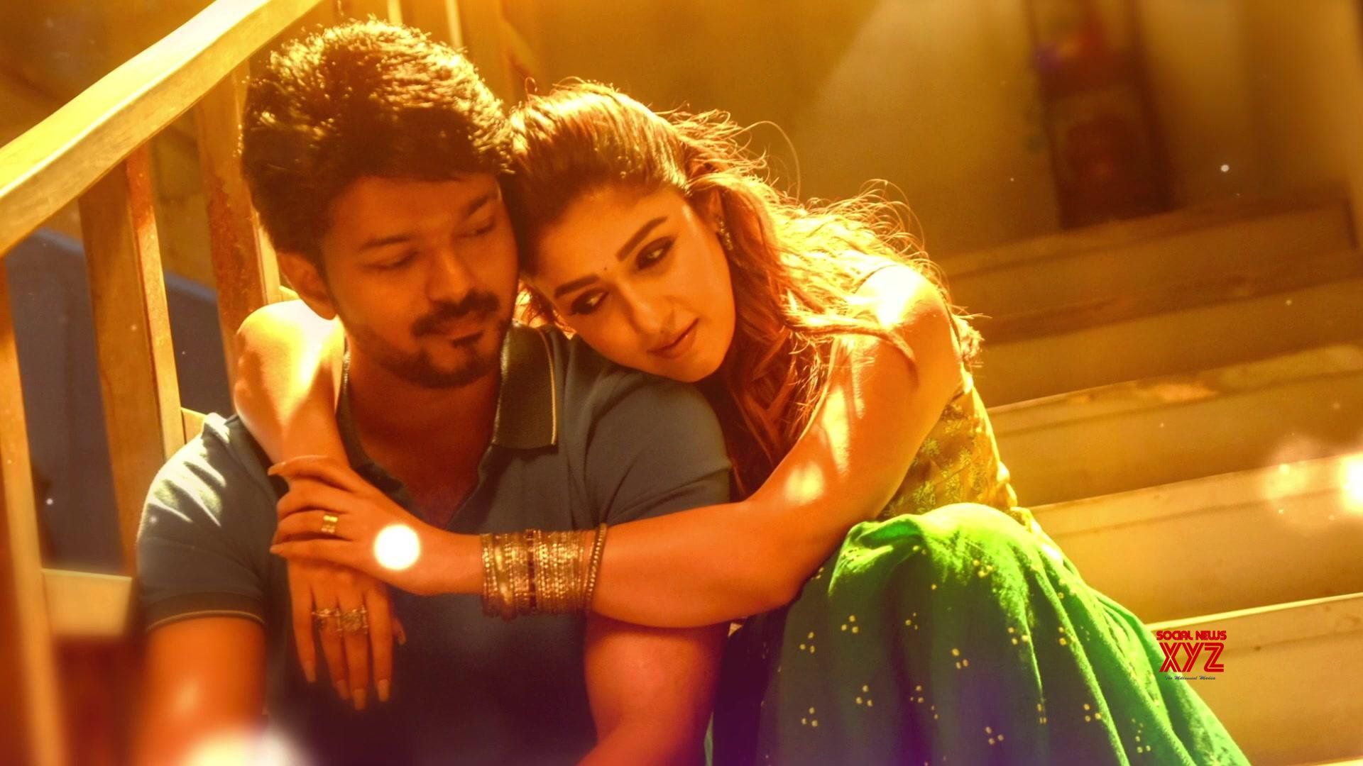 Vijay And Nayanthara's Bigil Movie Unakaga Lyrical Video Song