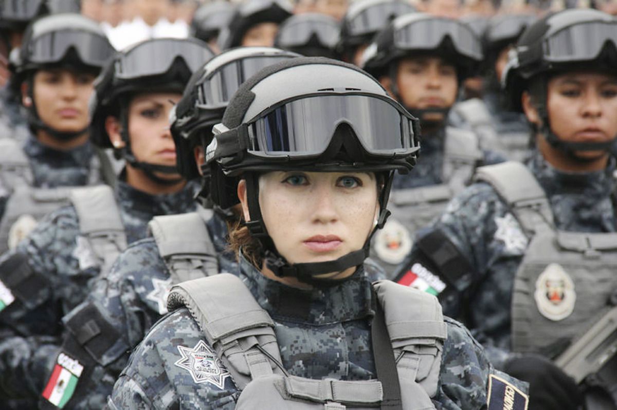 police, Female Police, Mexican Police, Female Soldier, Mexico, Gendarmery Wallpaper HD / Desktop and Mobile Background
