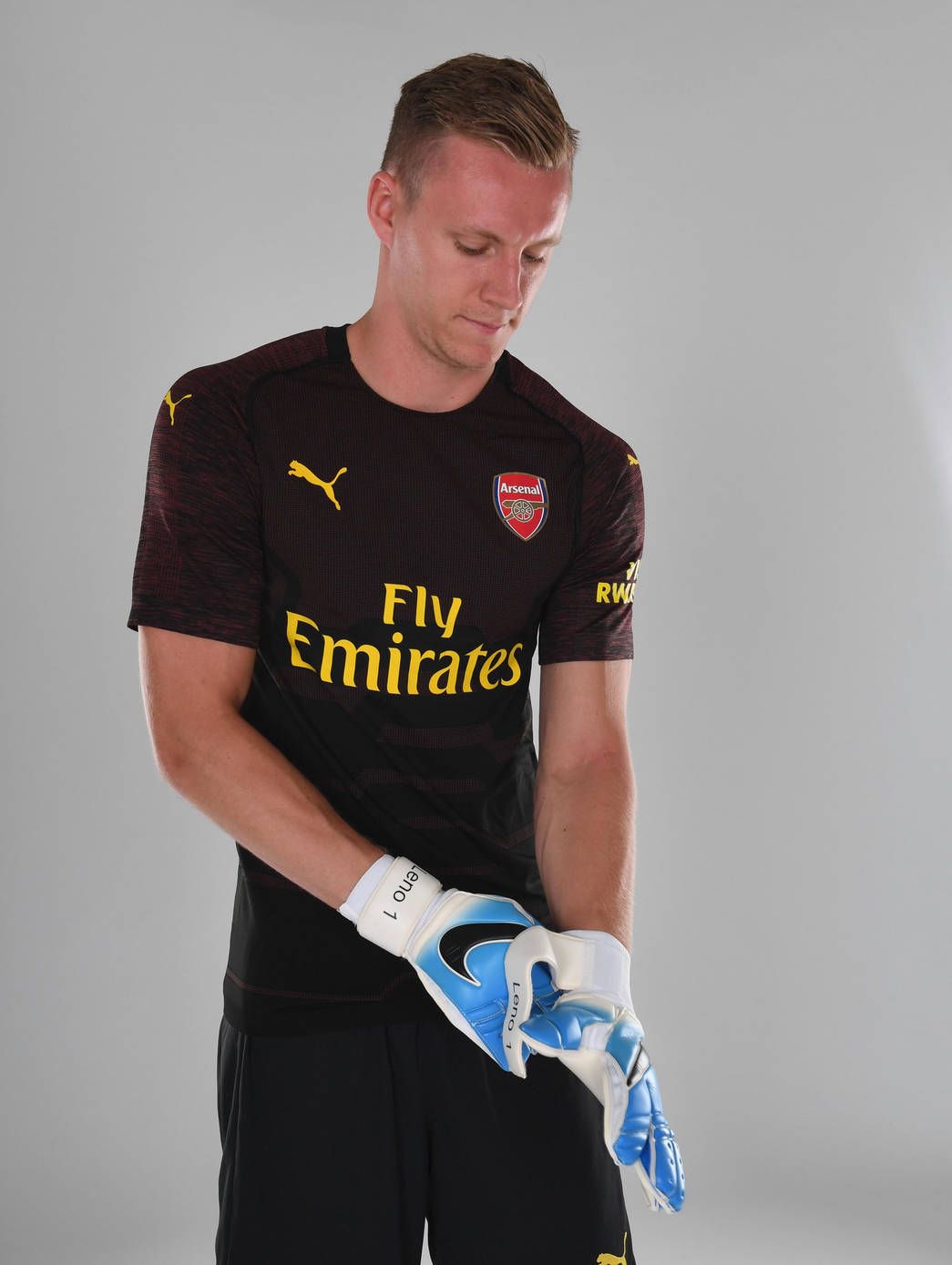 Picture: Bernd Leno in Arsenal colours