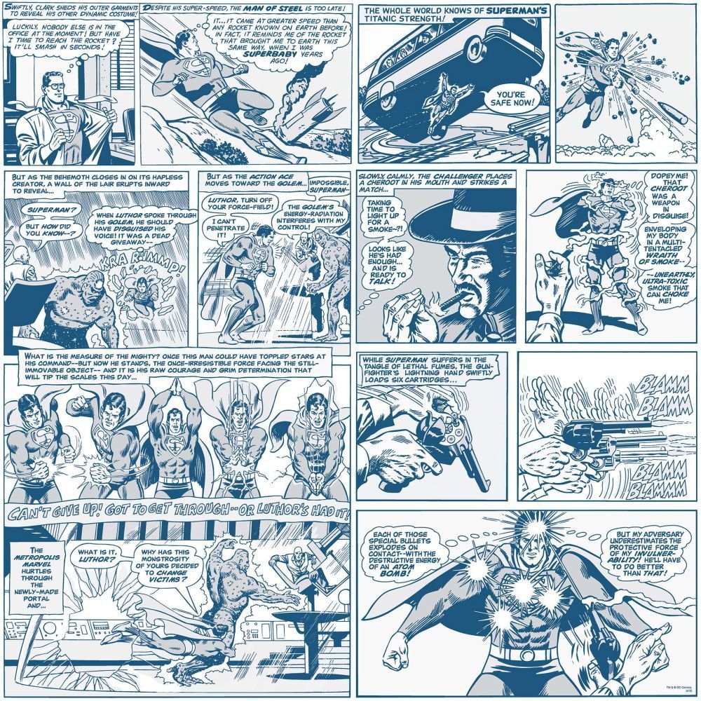 Superman Comic Multi wallpaper by Galerie. Superman comic
