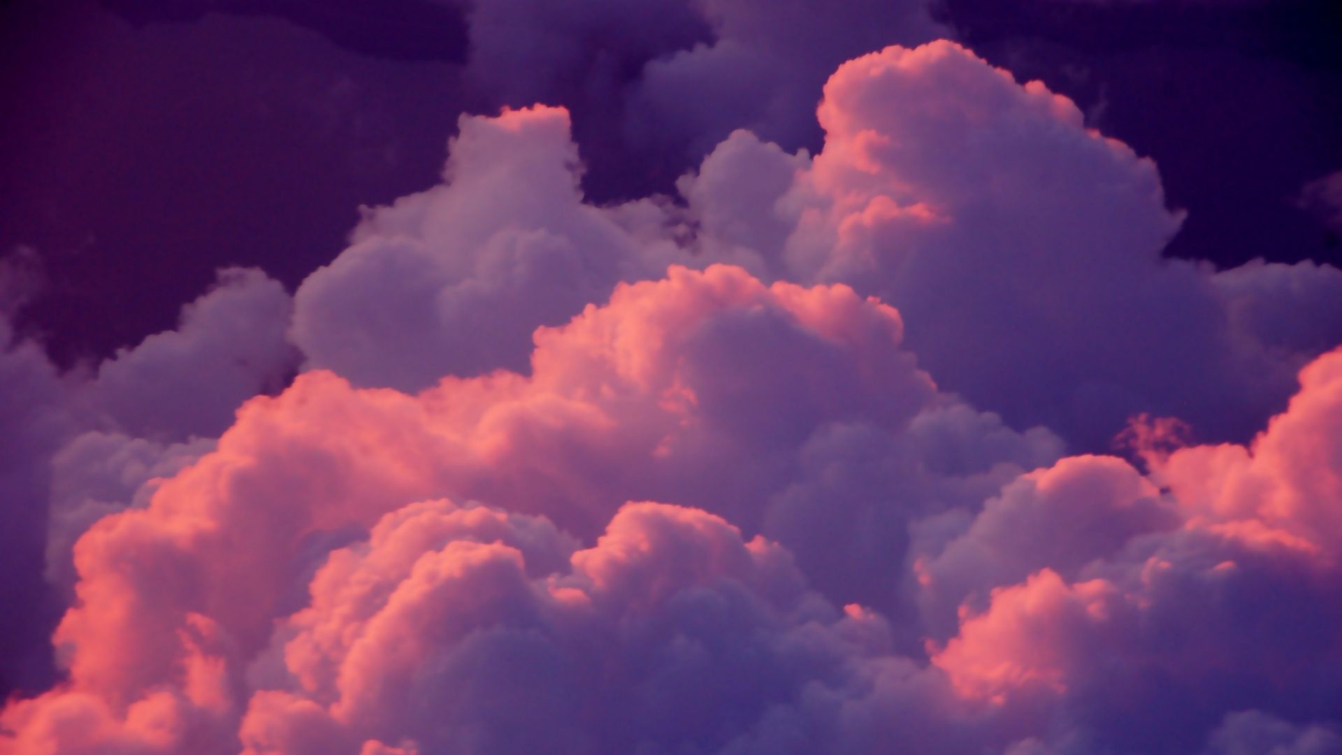 Pink Clouds desktop PC and Mac wallpaper