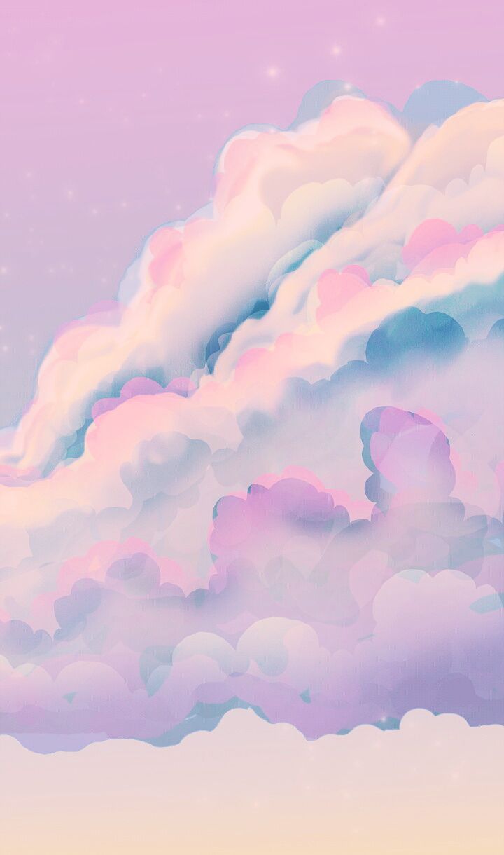 clouds, wallpaper, purple