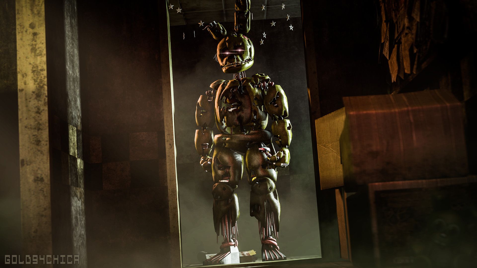 You Can't Escape Me Nights At Freddy's Springtrap Sfm