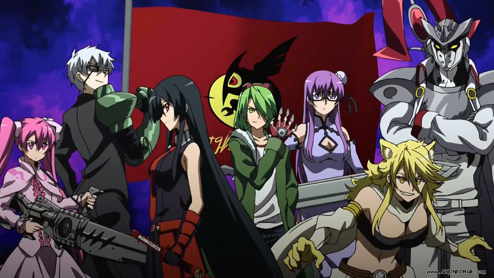 Night Raid. (Akame Ga Kill) (1920x1080) Need #iPhone S #Plus
