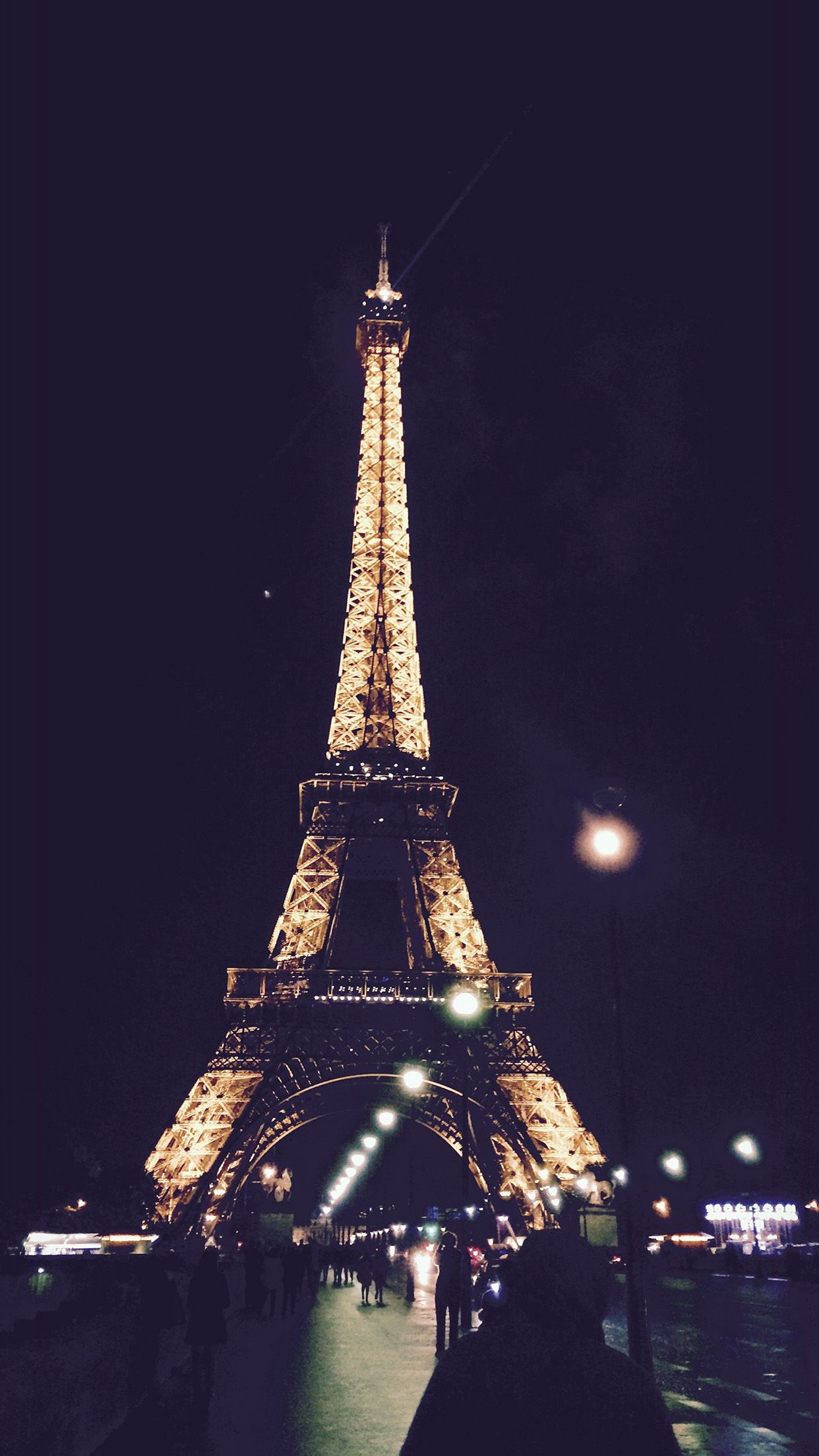 Free download Paris City Art Night France Eiffel Tower Android