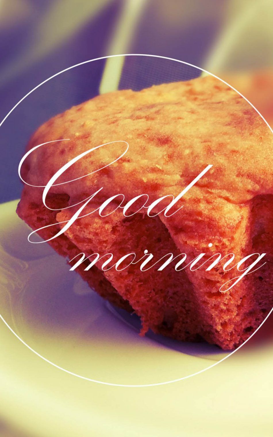 Good Morning Cupcake Free 4K Ultra HD Mobile Wallpaper