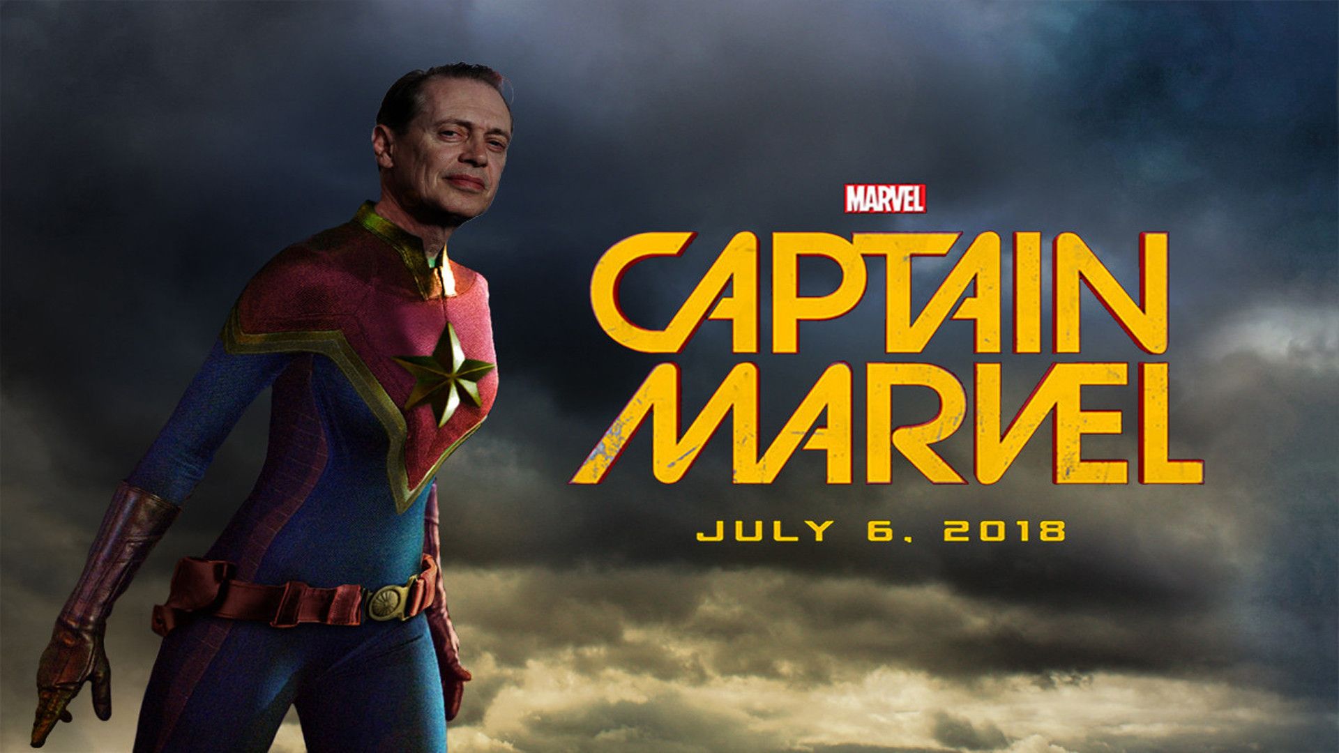 Free download Steve Buscemi as Captain Marvel A collaboration