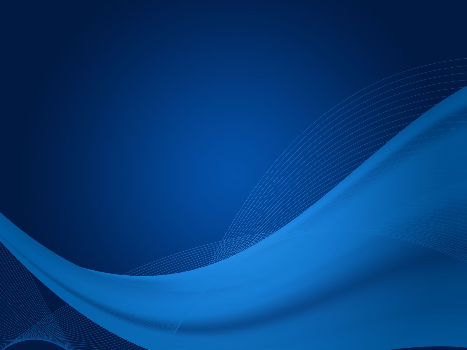 3D Blue Wave Lines Background For PowerPoint PPT