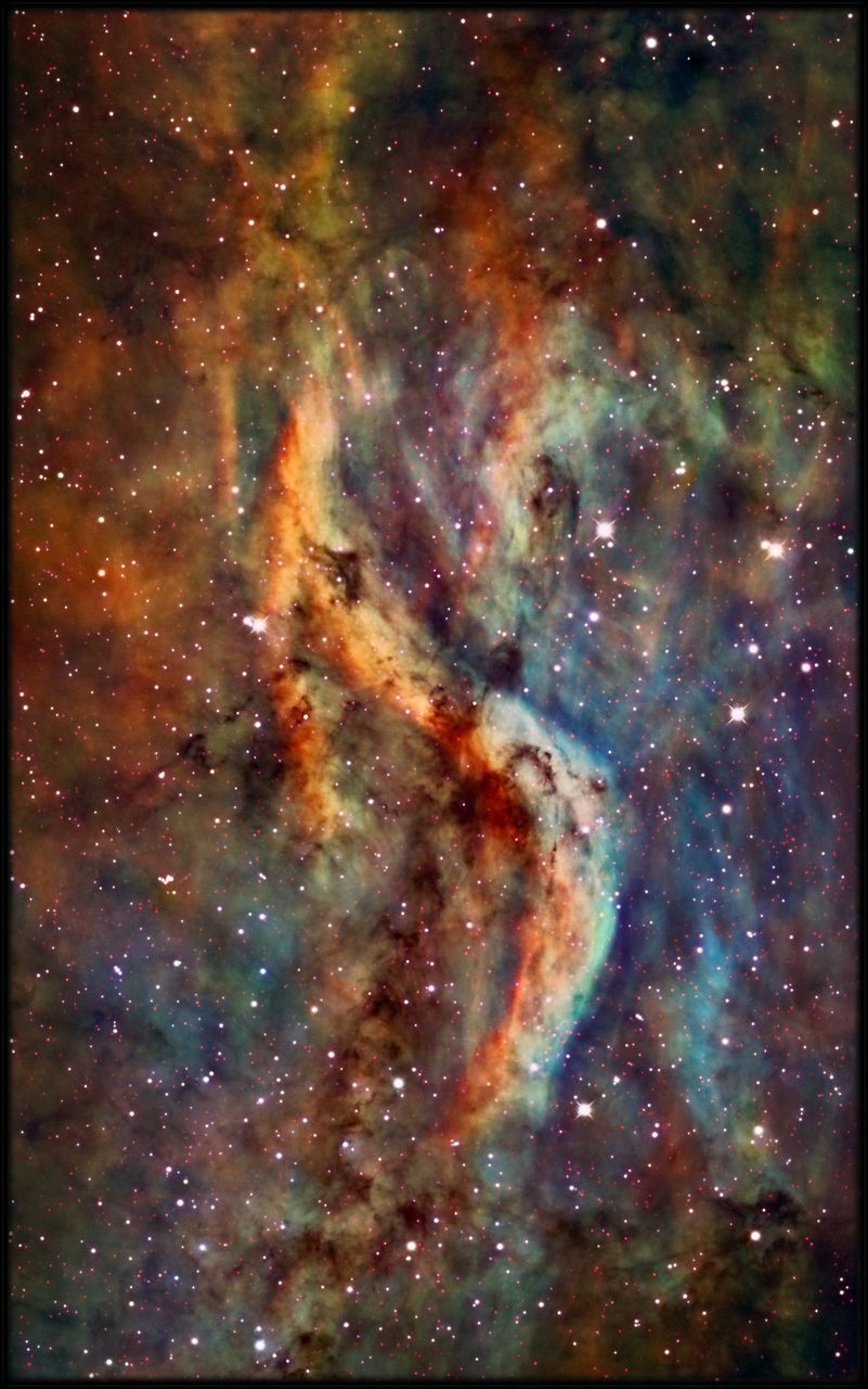 X Nebula by CielBoreal 4K Mobile Phone Wallpaper 2400x3840
