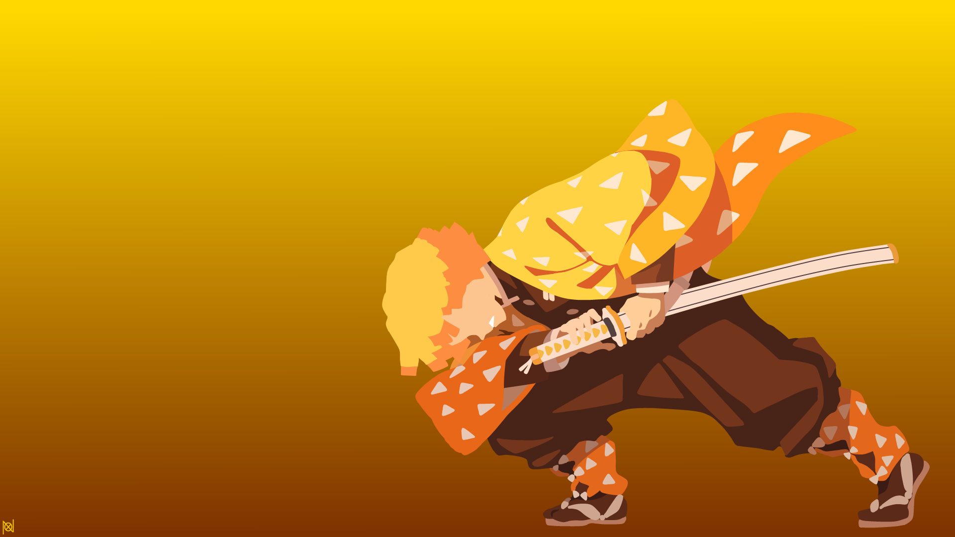 Kimetsu no Yaiba minimalist [1920 x 1080]