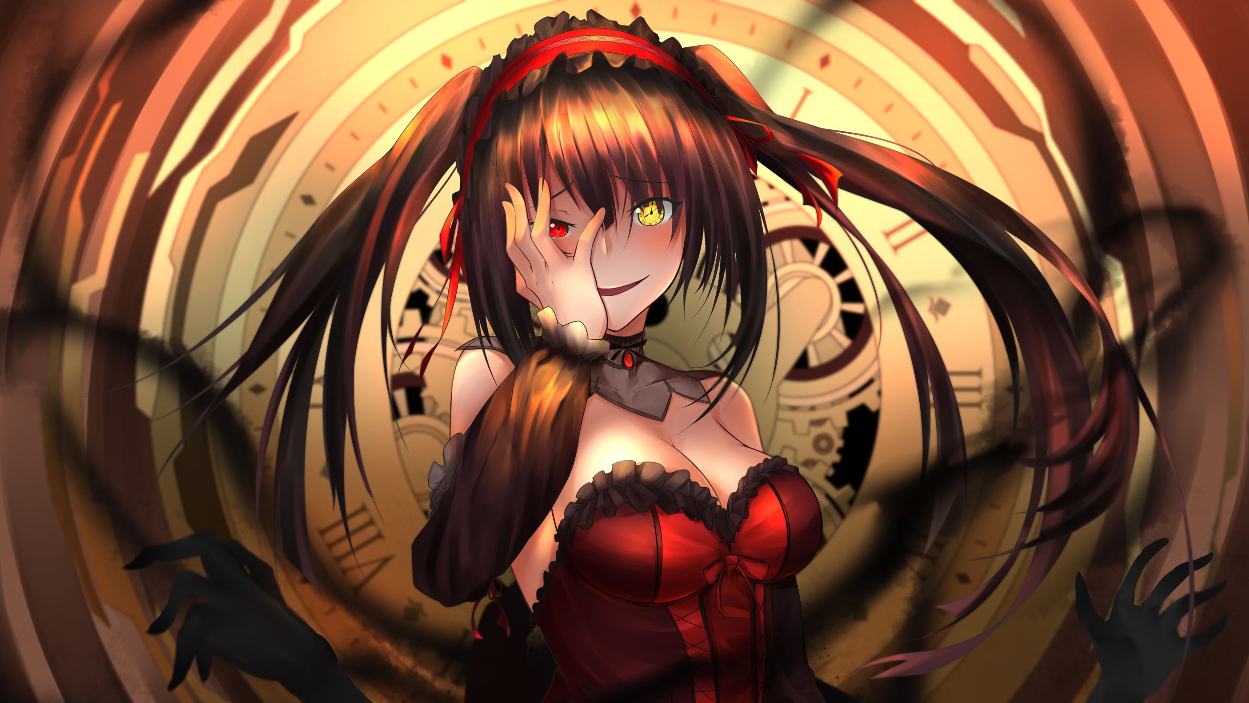 Date a live wallpaper Thoka and Kurumi by Ponydesign0 on DeviantArt