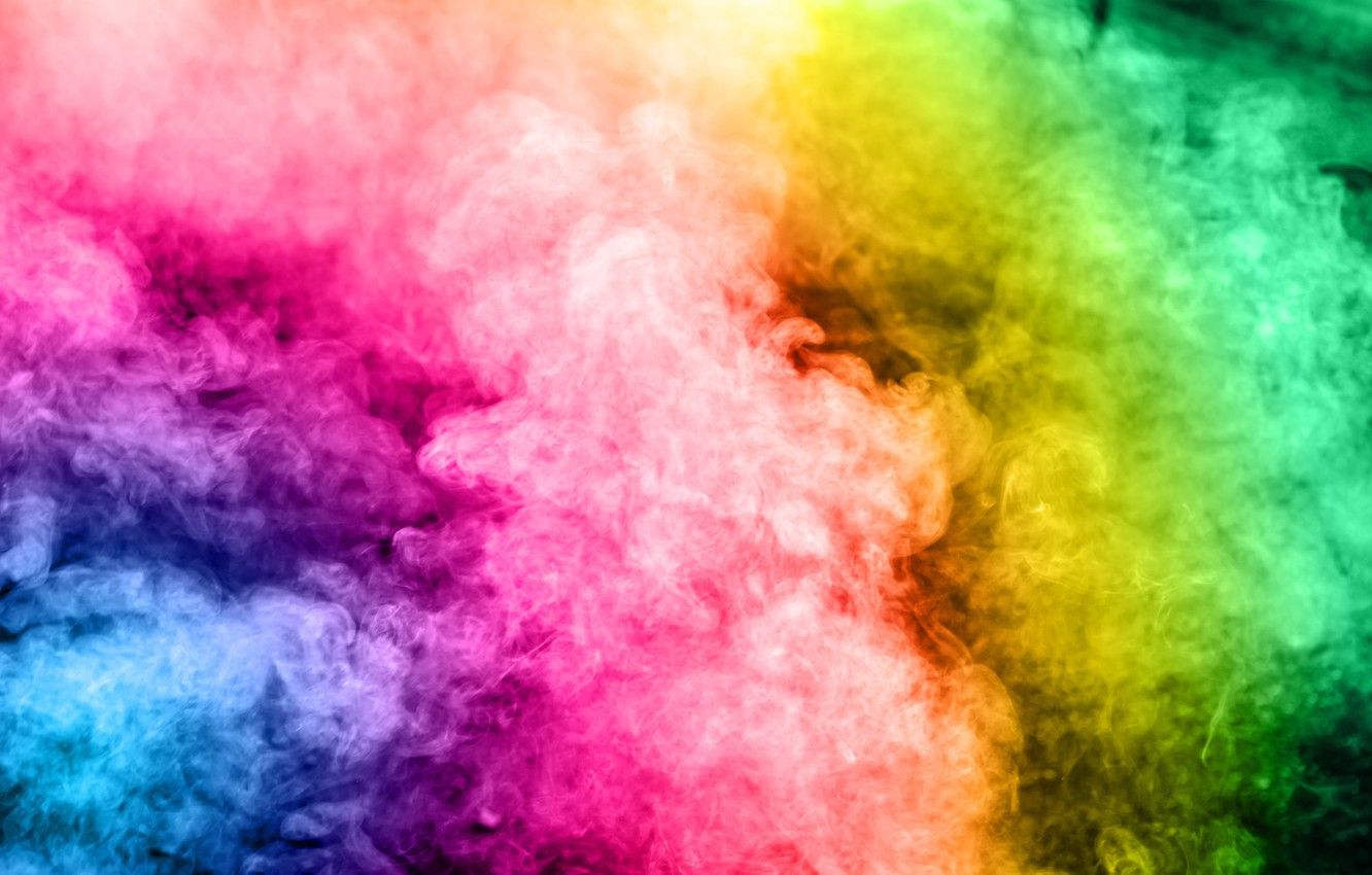 Wallpaper background, smoke, color, colors, colorful, abstract, rainbow, smoke, background image for desktop, section абстракции