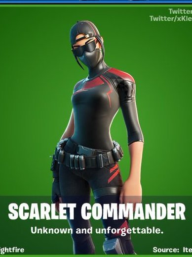 Scarlet Commander Fortnite wallpaper