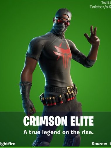 Crimson Elite Fortnite wallpaper