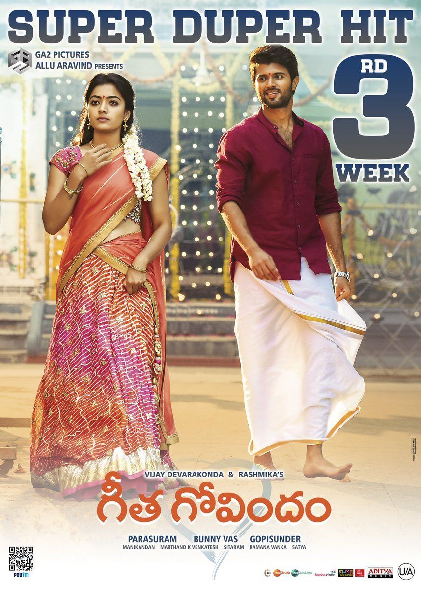 Geeta Govindam 3rd Week Posters