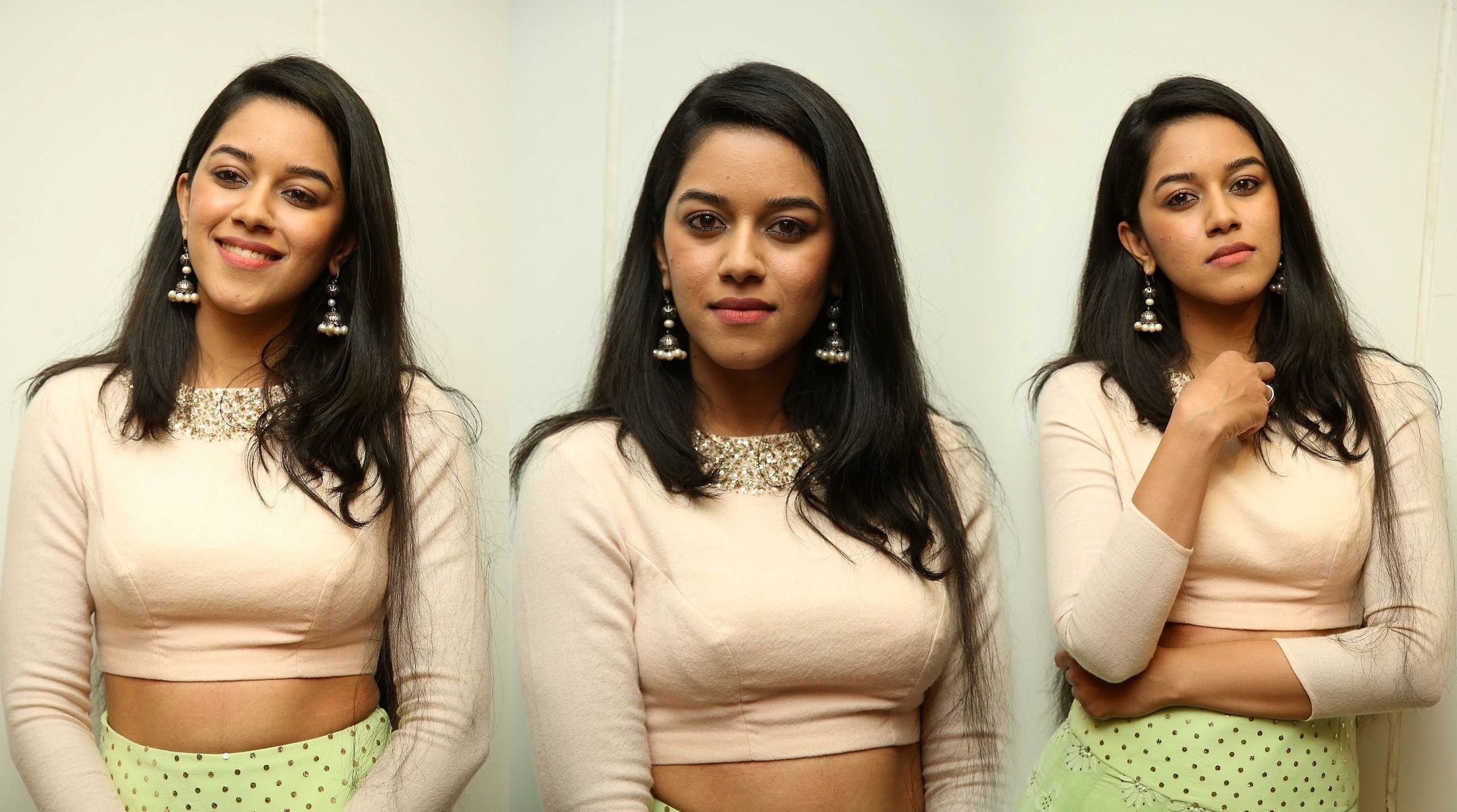 Actress Mirnalini Ravi Pics Gaddalakonda Ganesh Movie Success