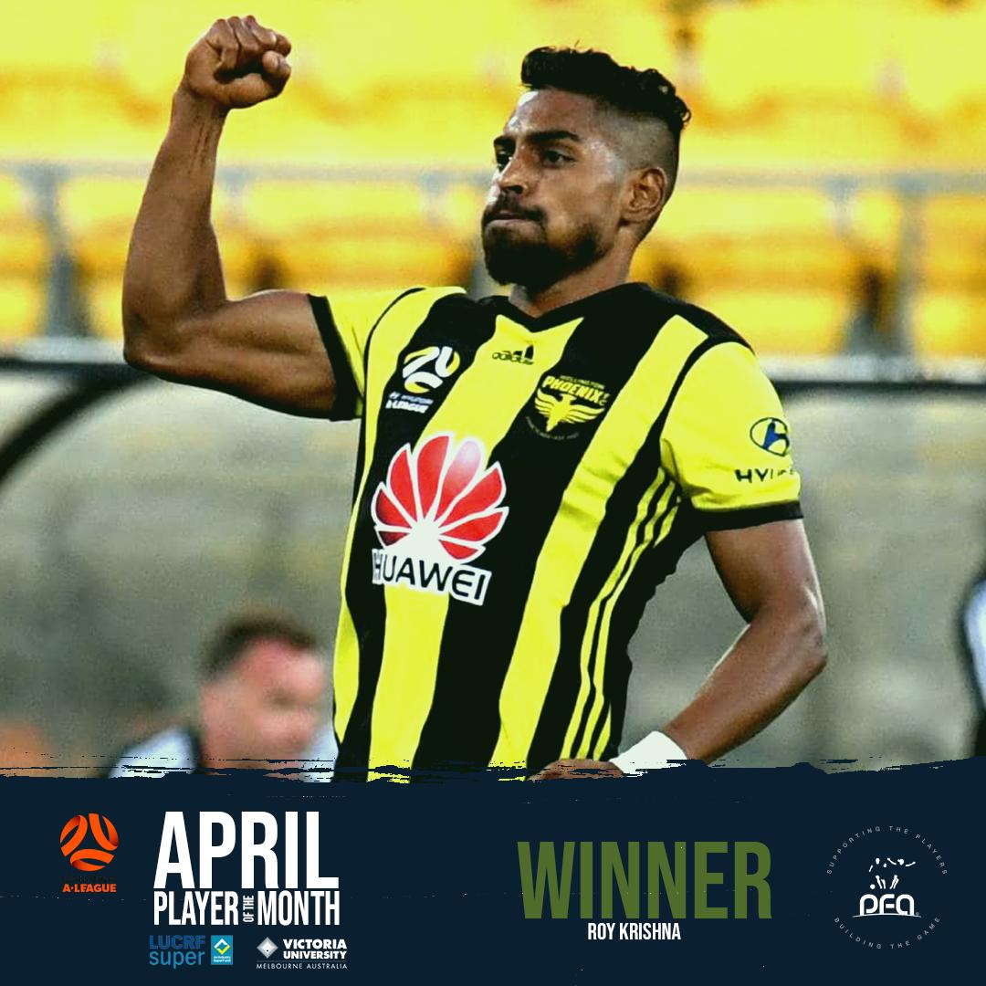 Roy Krishna Voted April PFA Player Of The Month