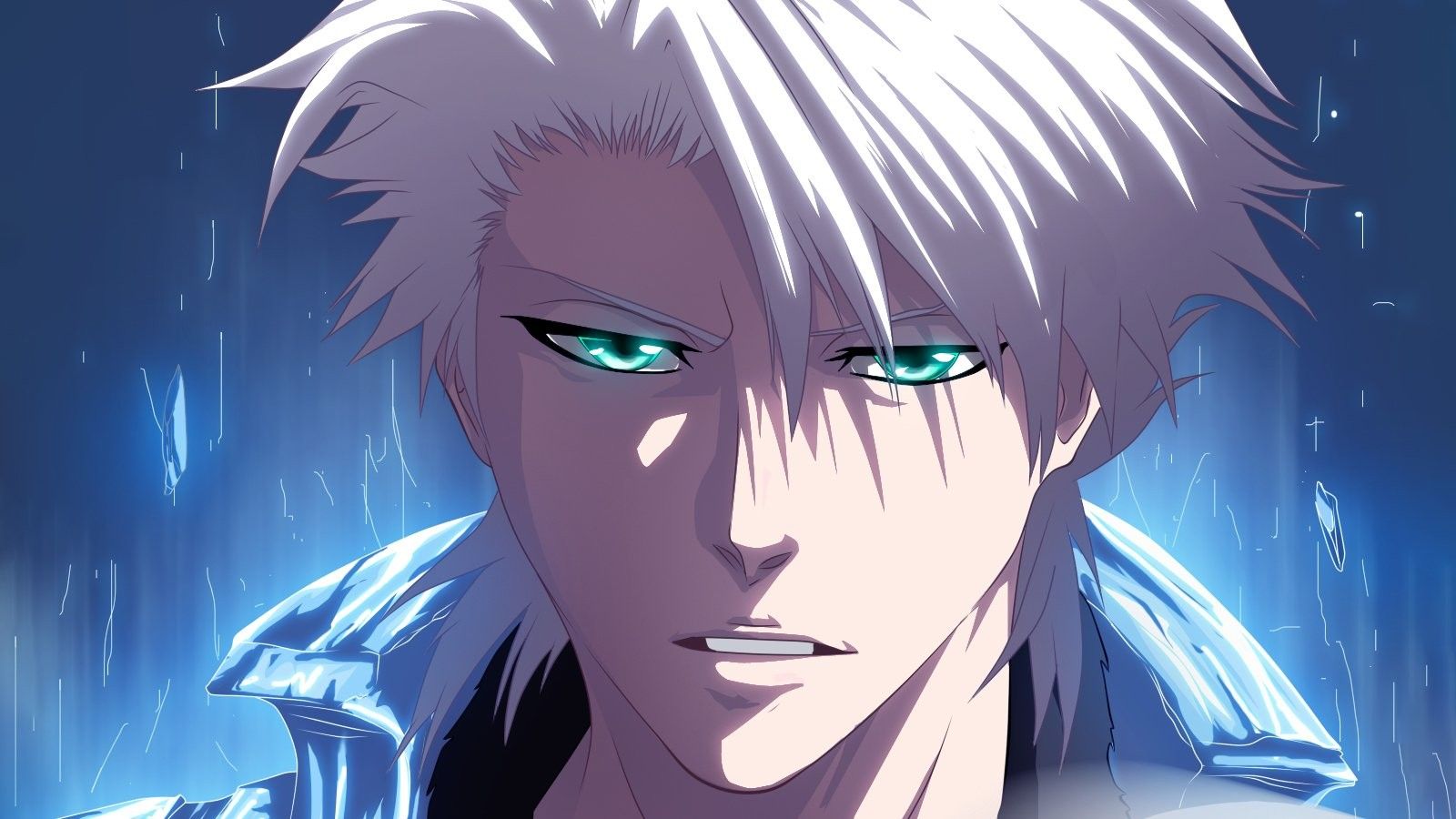 Download A Blue-Eyed Anime Boy Wallpaper