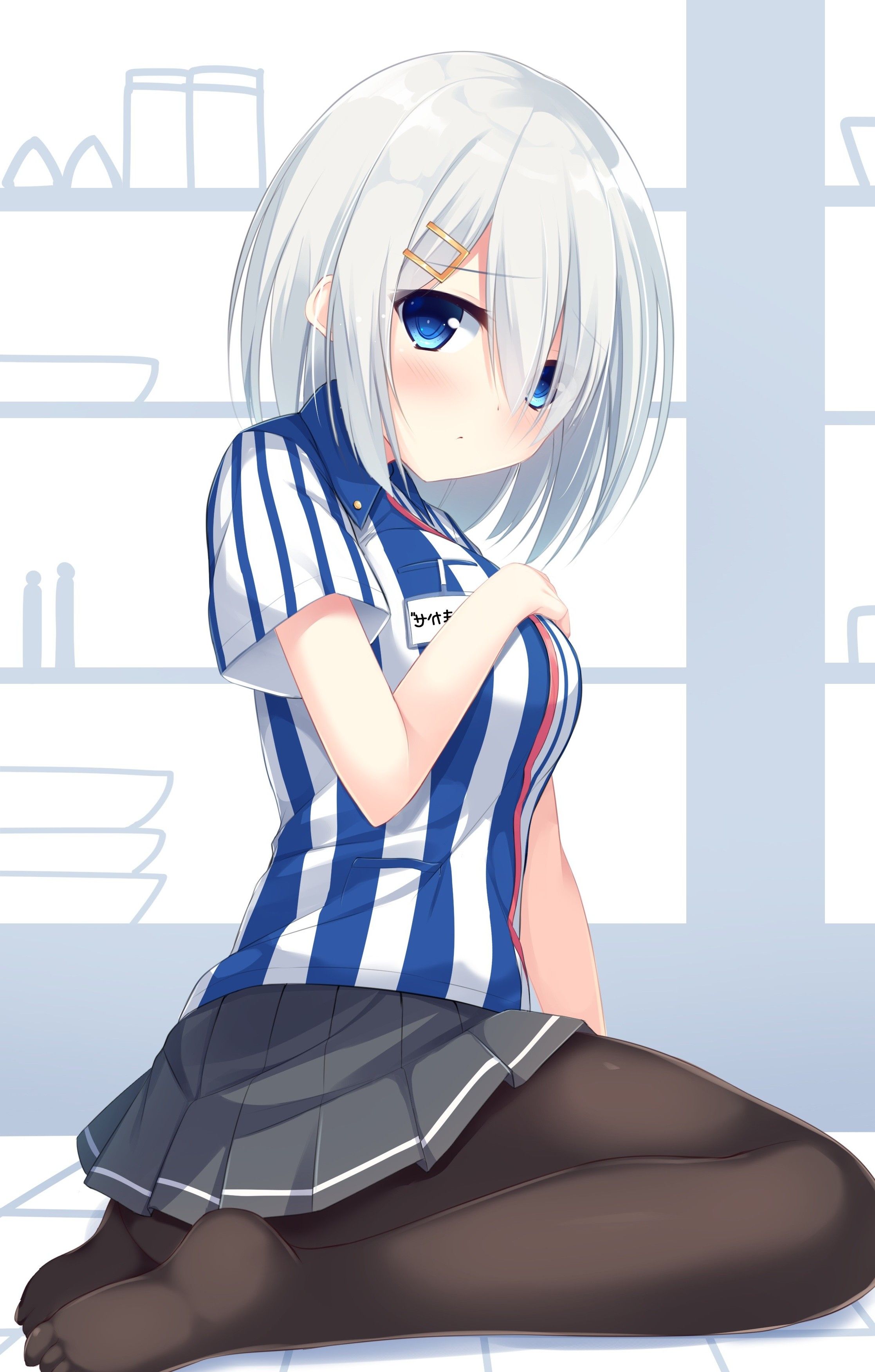 anime, Anime Girls, Kantai Collection, Hamakaze KanColle