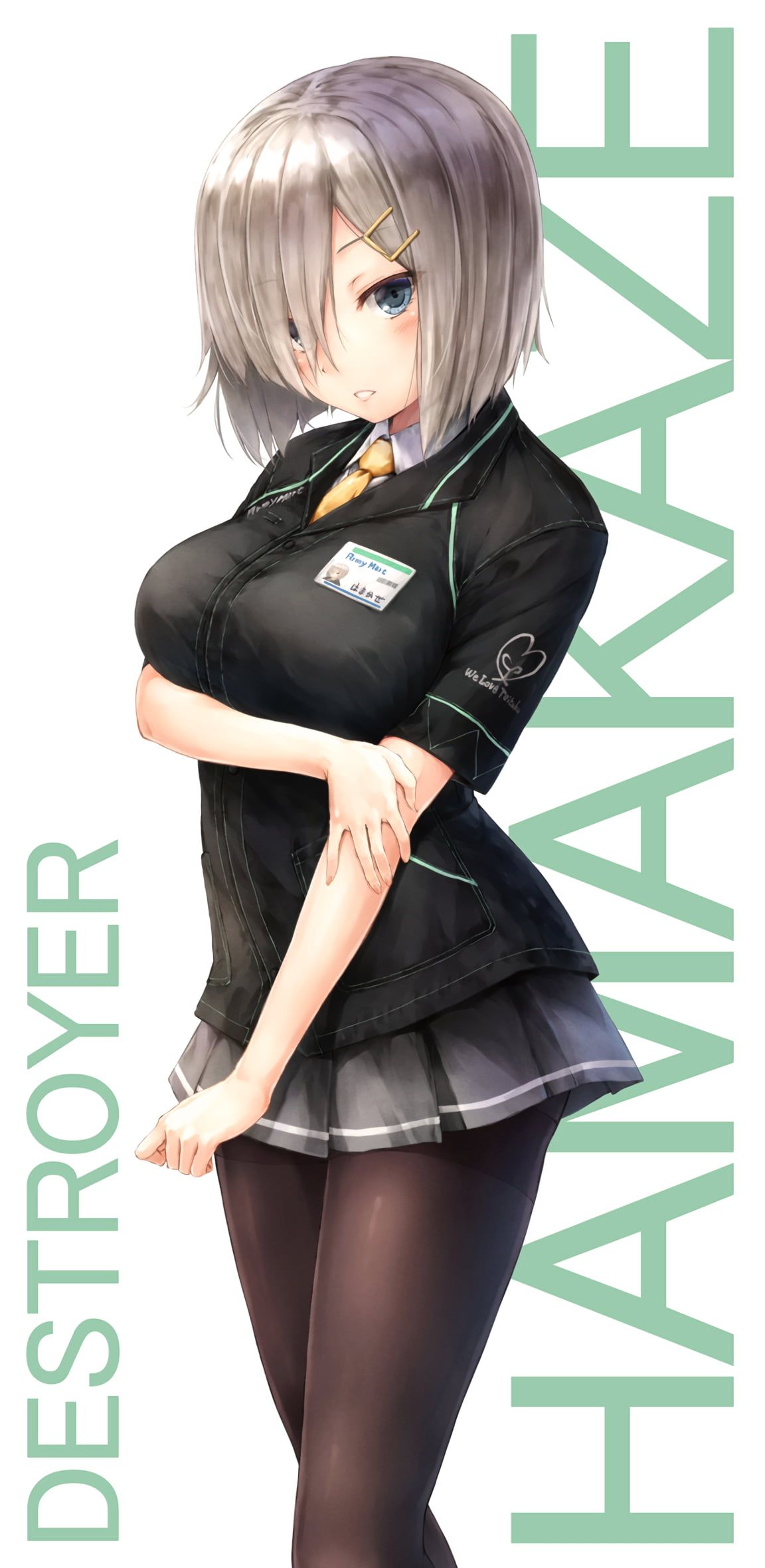 Hamakaze destroyer wallpaper, anime, anime girls, Kantai