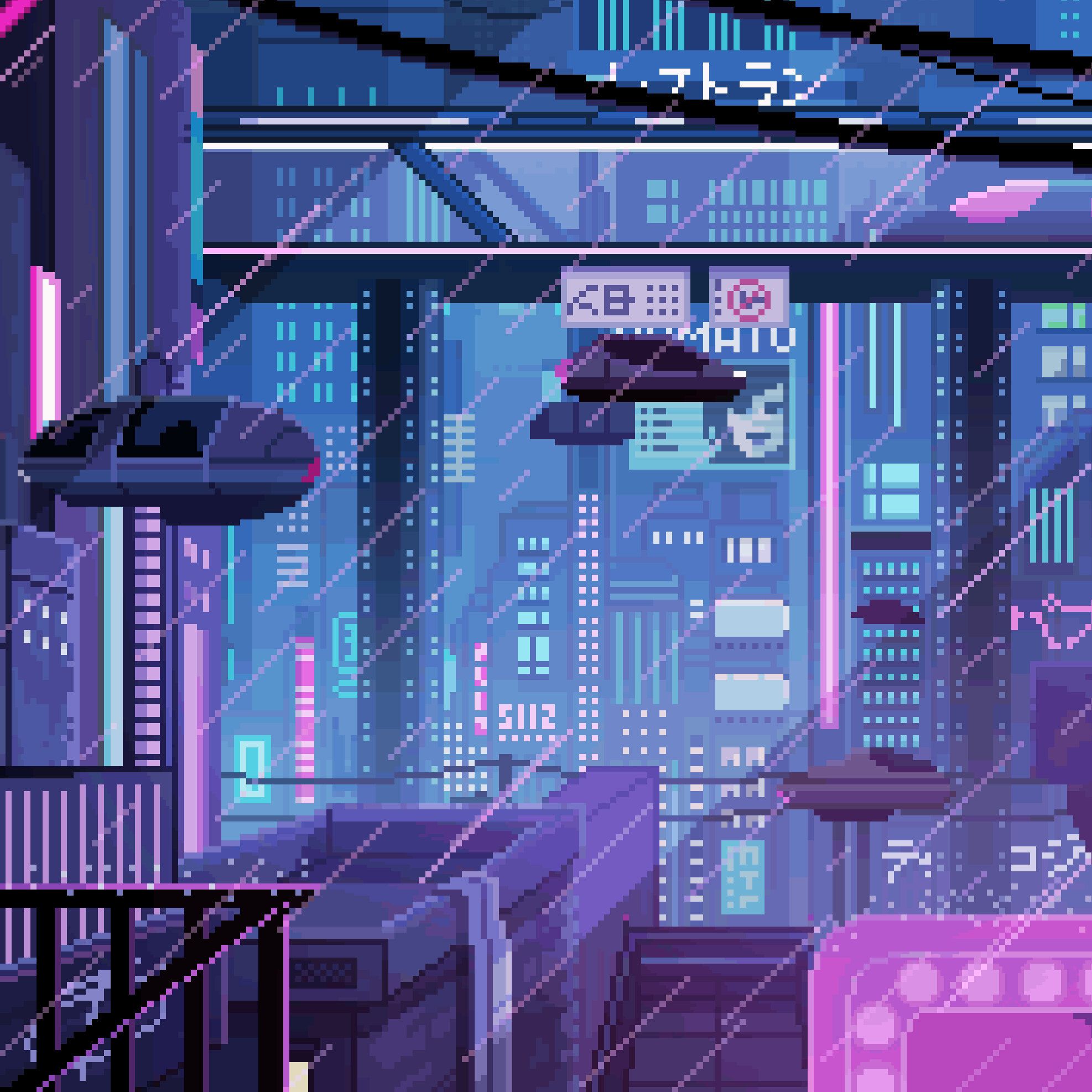 Cyberpunk Wallpaper Retro Color Palette