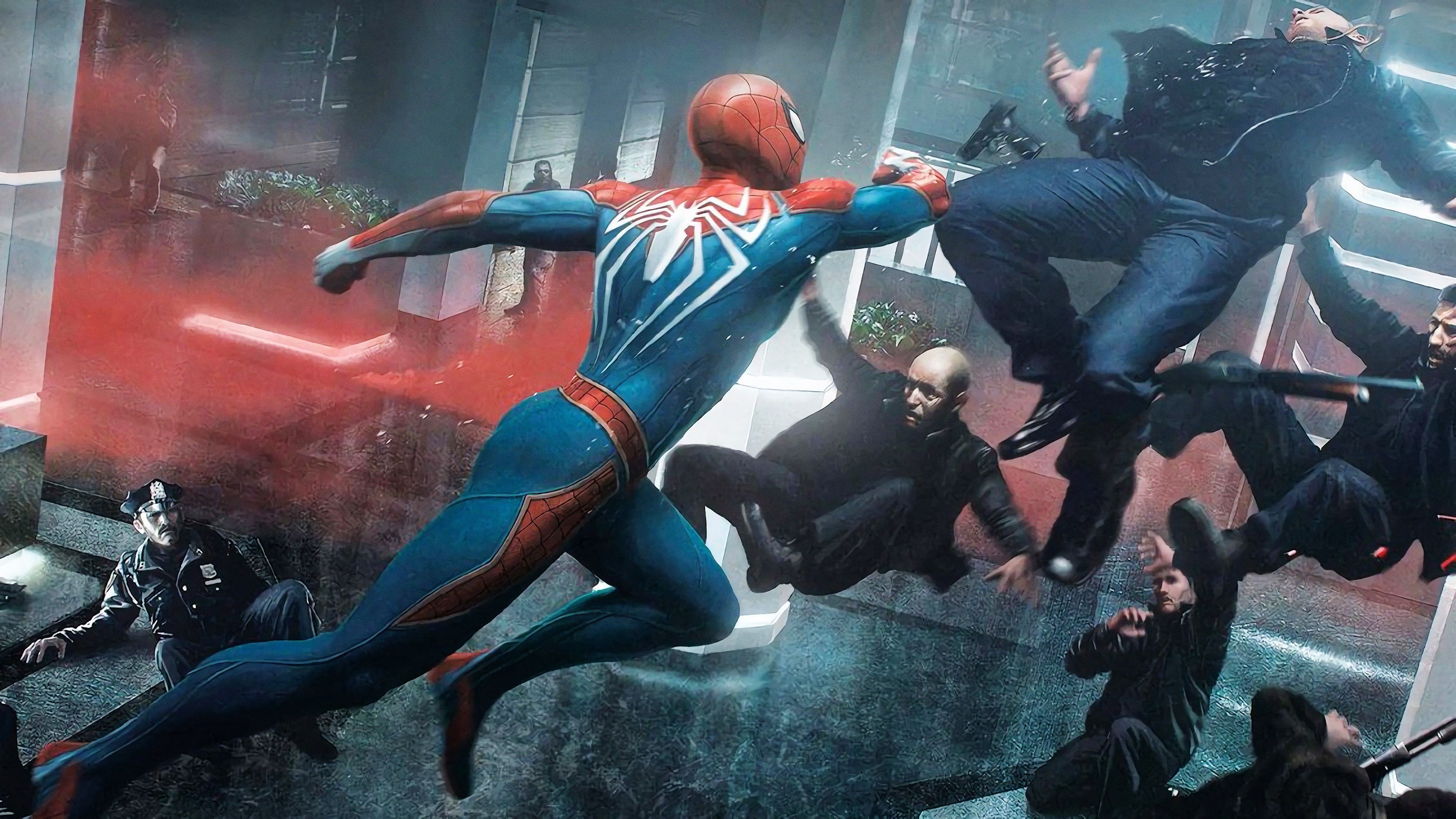 Spider Man PS4 Game 4K. Spiderman Fight, Spiderman, Spiderman Ps4