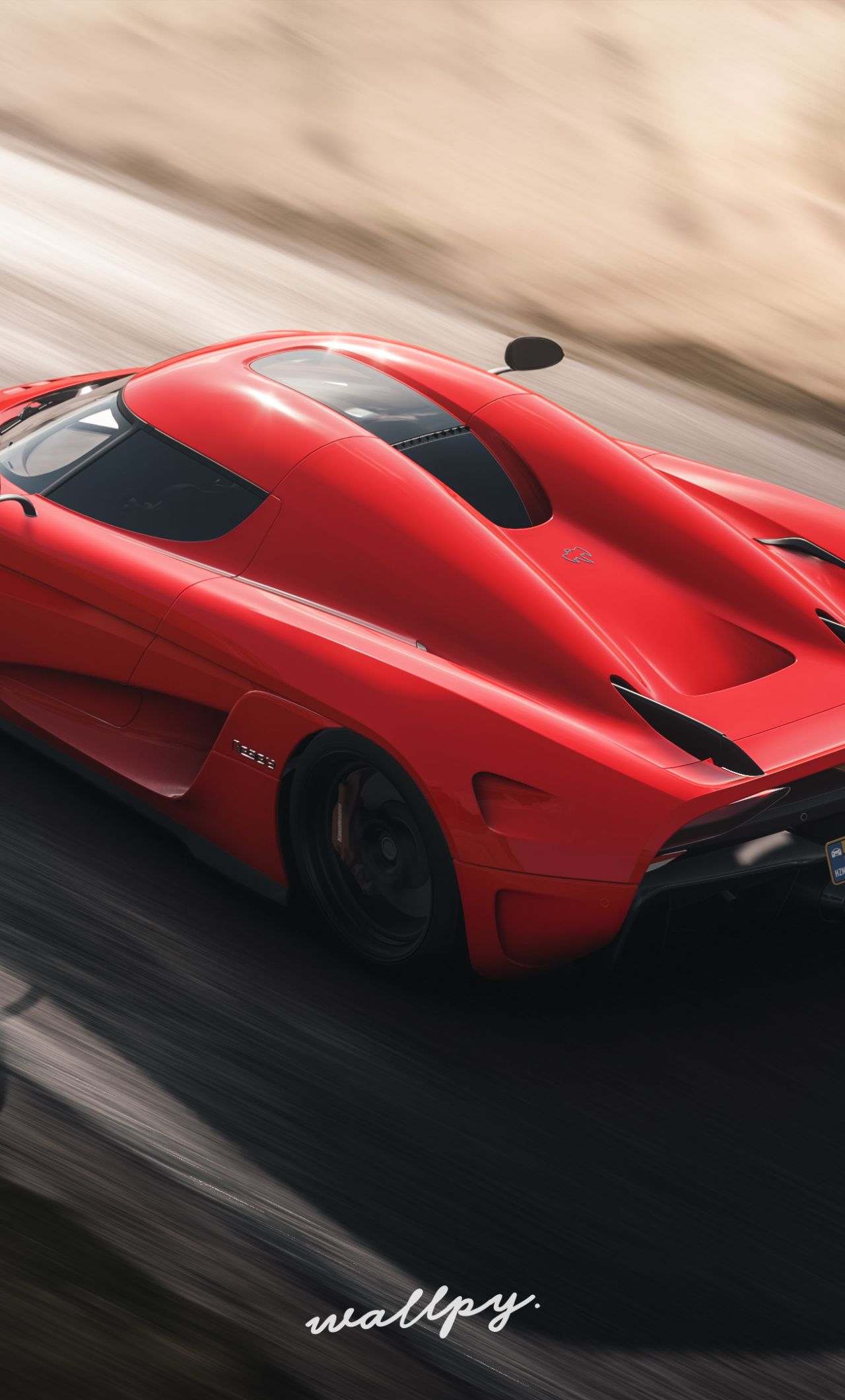 Download Red, sports car, Forza Horizon Ferrari wallpaper