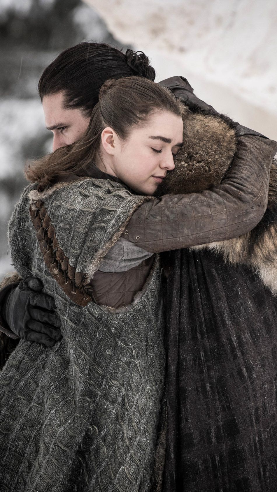 Jon Snow & Arya Stark In Game of Thrones S8 Free 4K Ultra HD