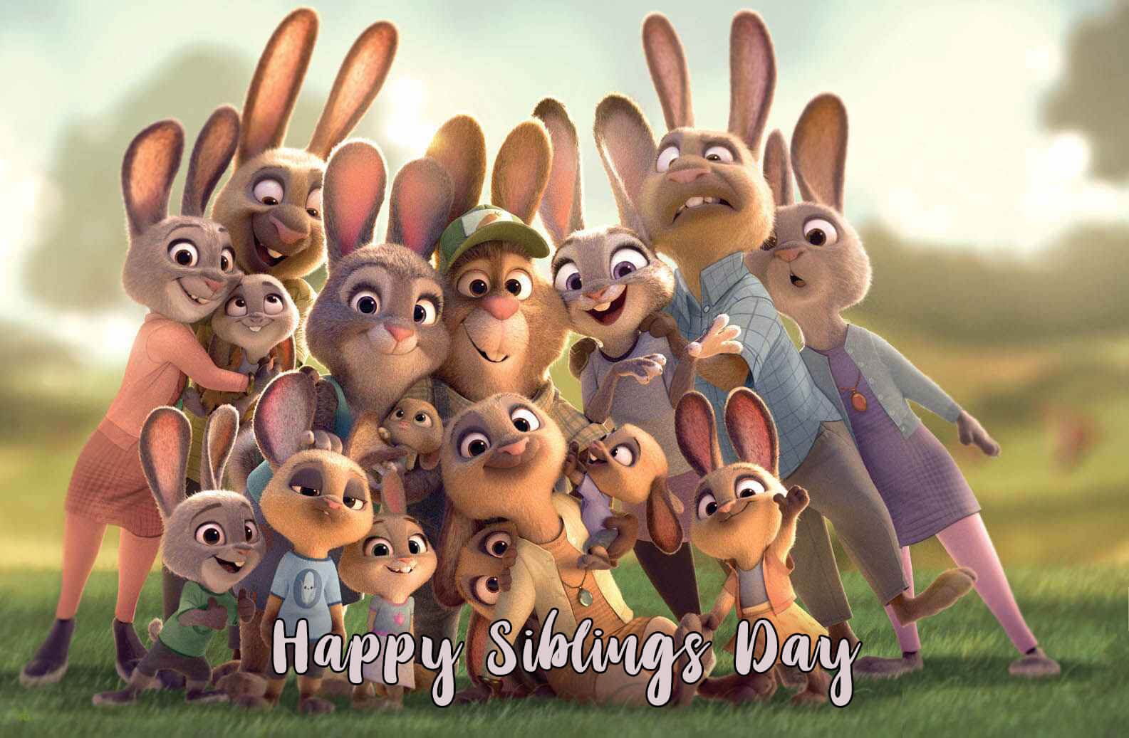 Happy National Siblings Day Judy Hopps .hdwallpaperfreedownload.com