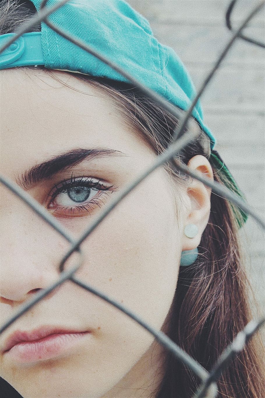 HD wallpaper: Eyes, View, blue, only women, one person, one woman