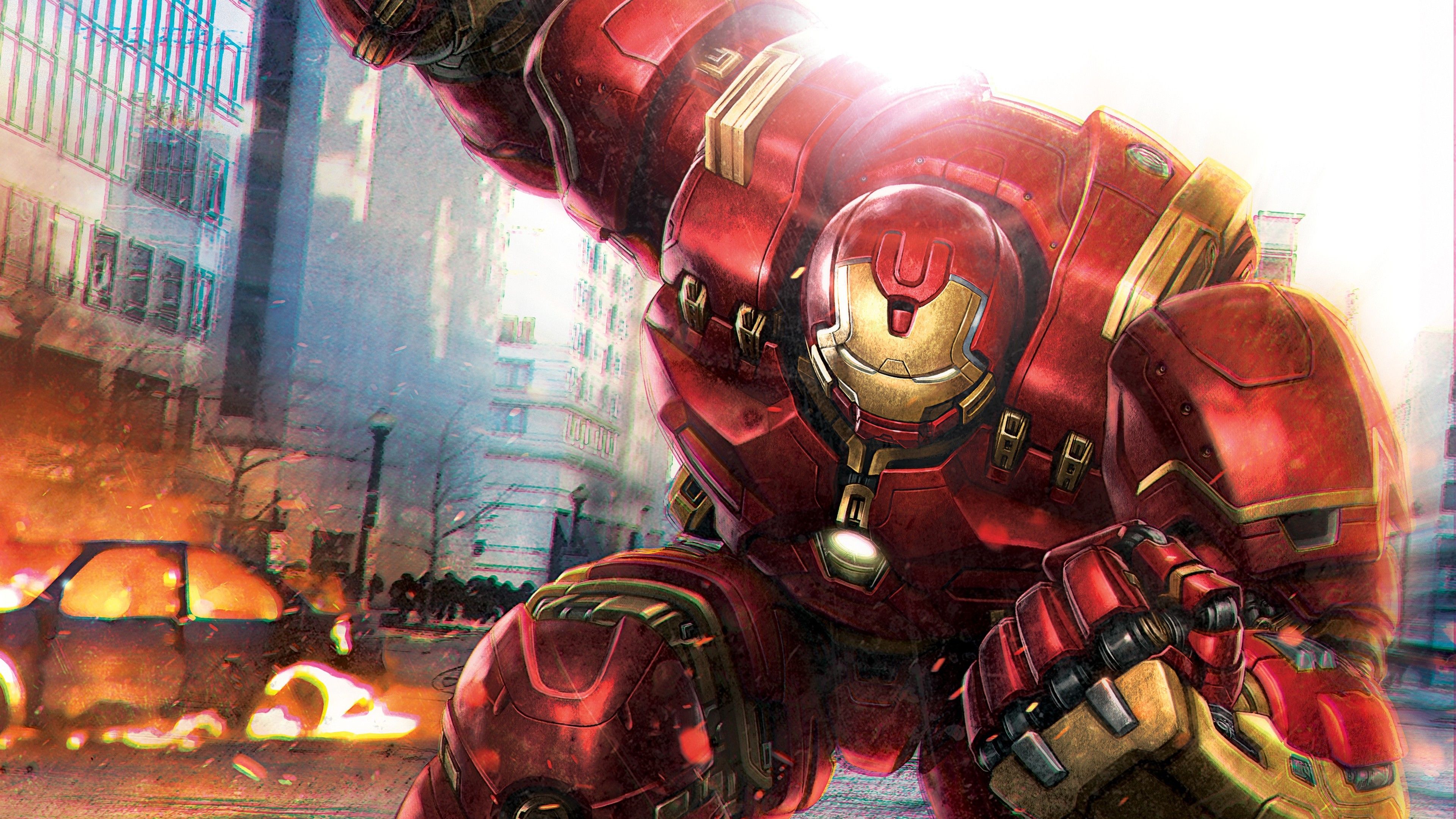 3D Iron Man Wallpaper Background Image Man Hulkbuster