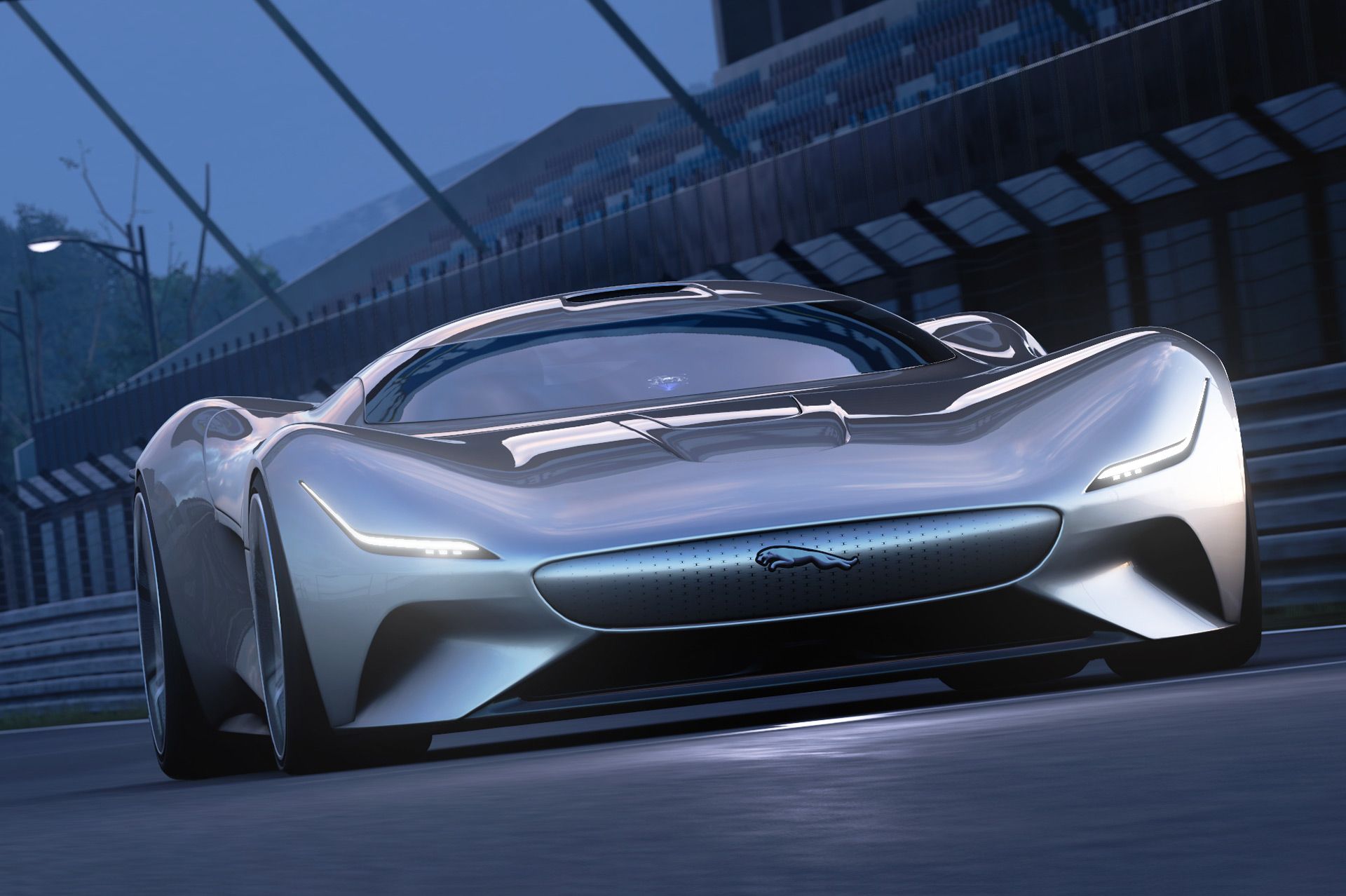 Jaguar Unveils 005 Horsepower Electric Supercar Concept