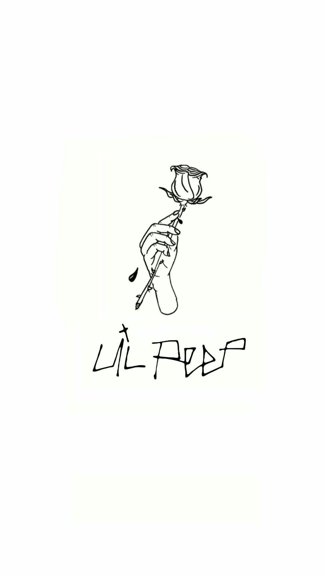 lil peep crybaby album cover drawings