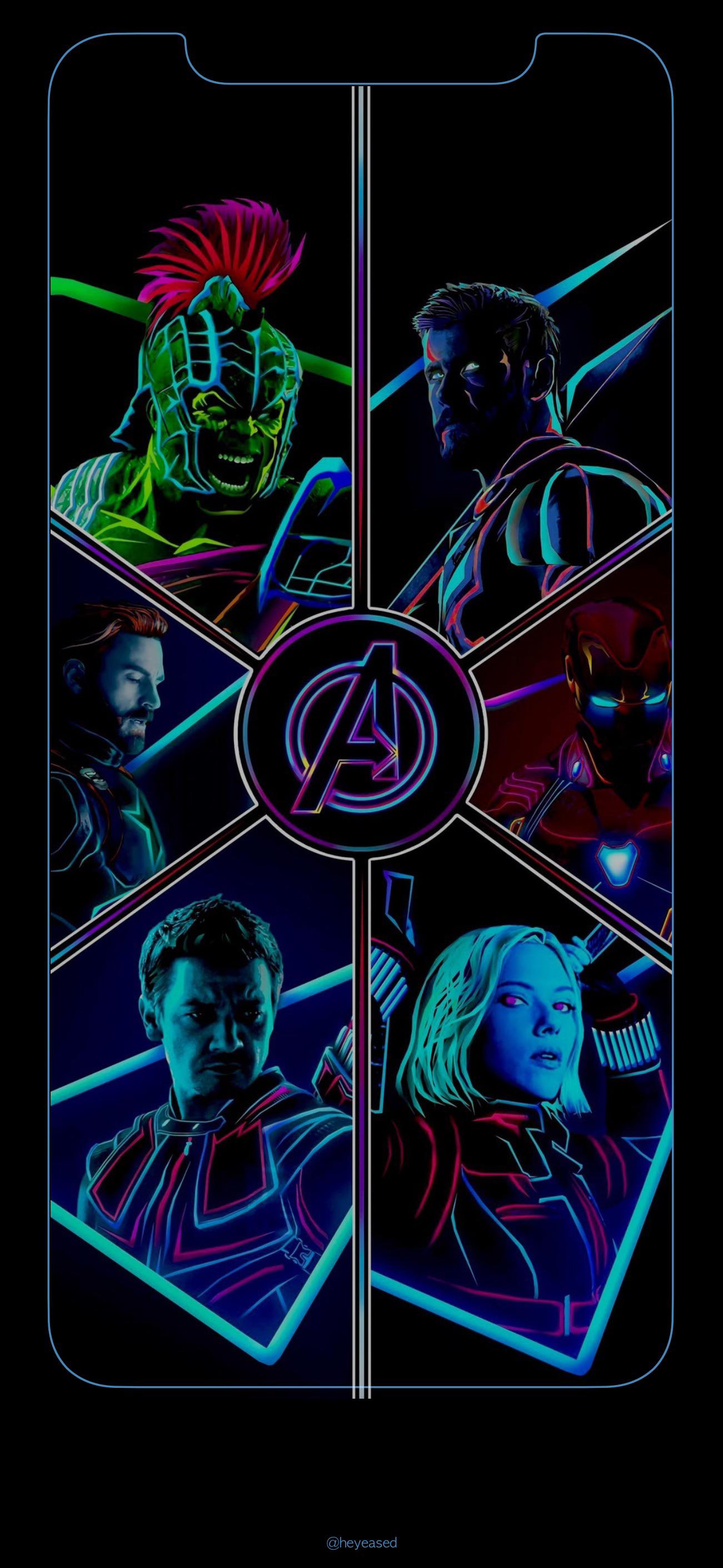 Avengers wallpaper iPhone X