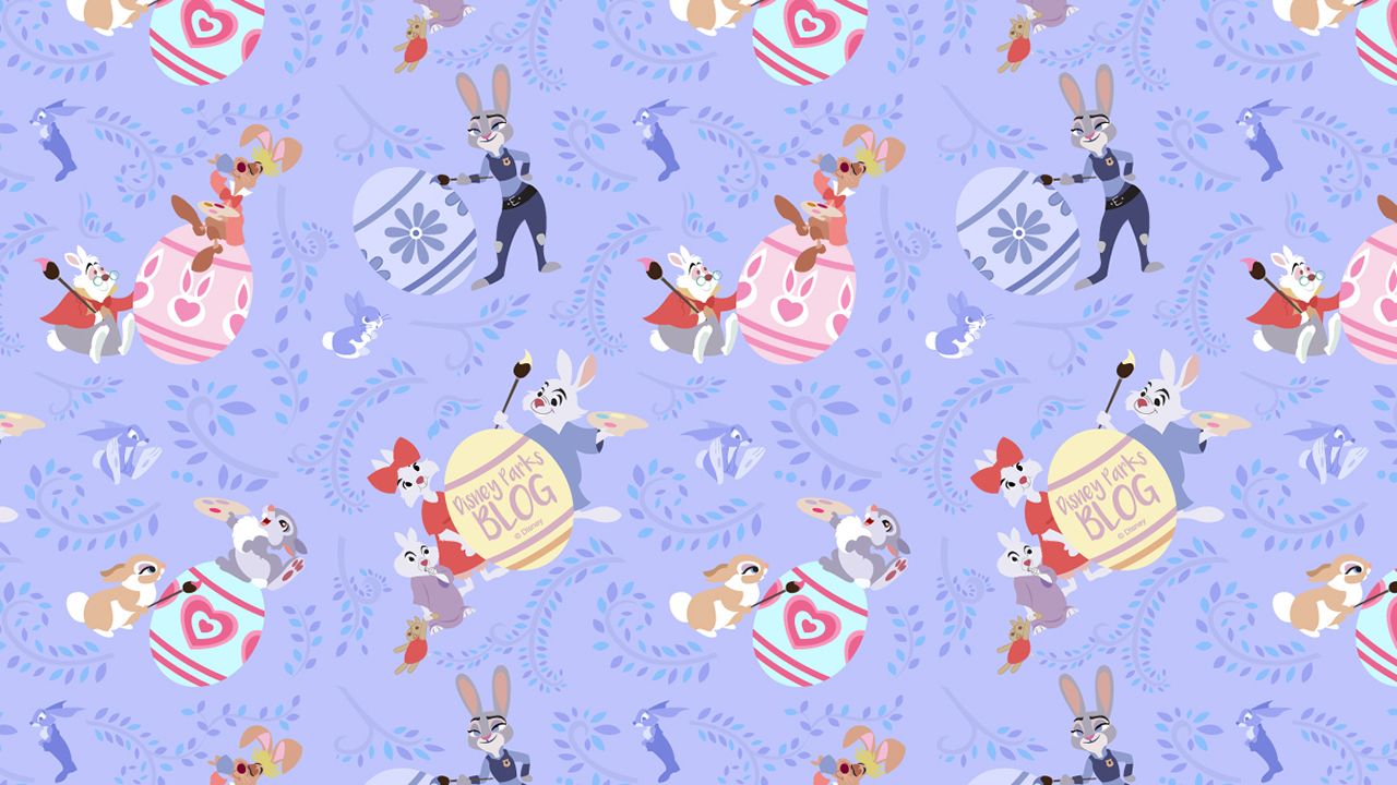 Celebrate Easter With Our Disney Bunny Themed Digital Wallpaper