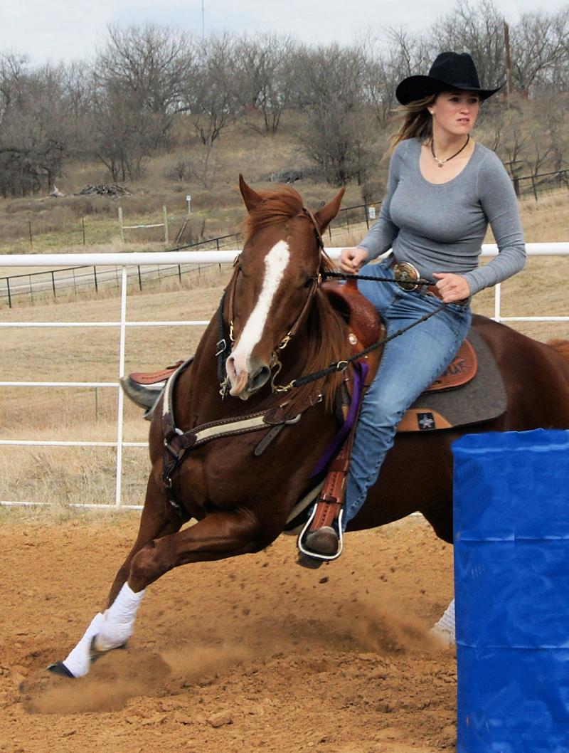What's with barrel racing at the rodeo? 