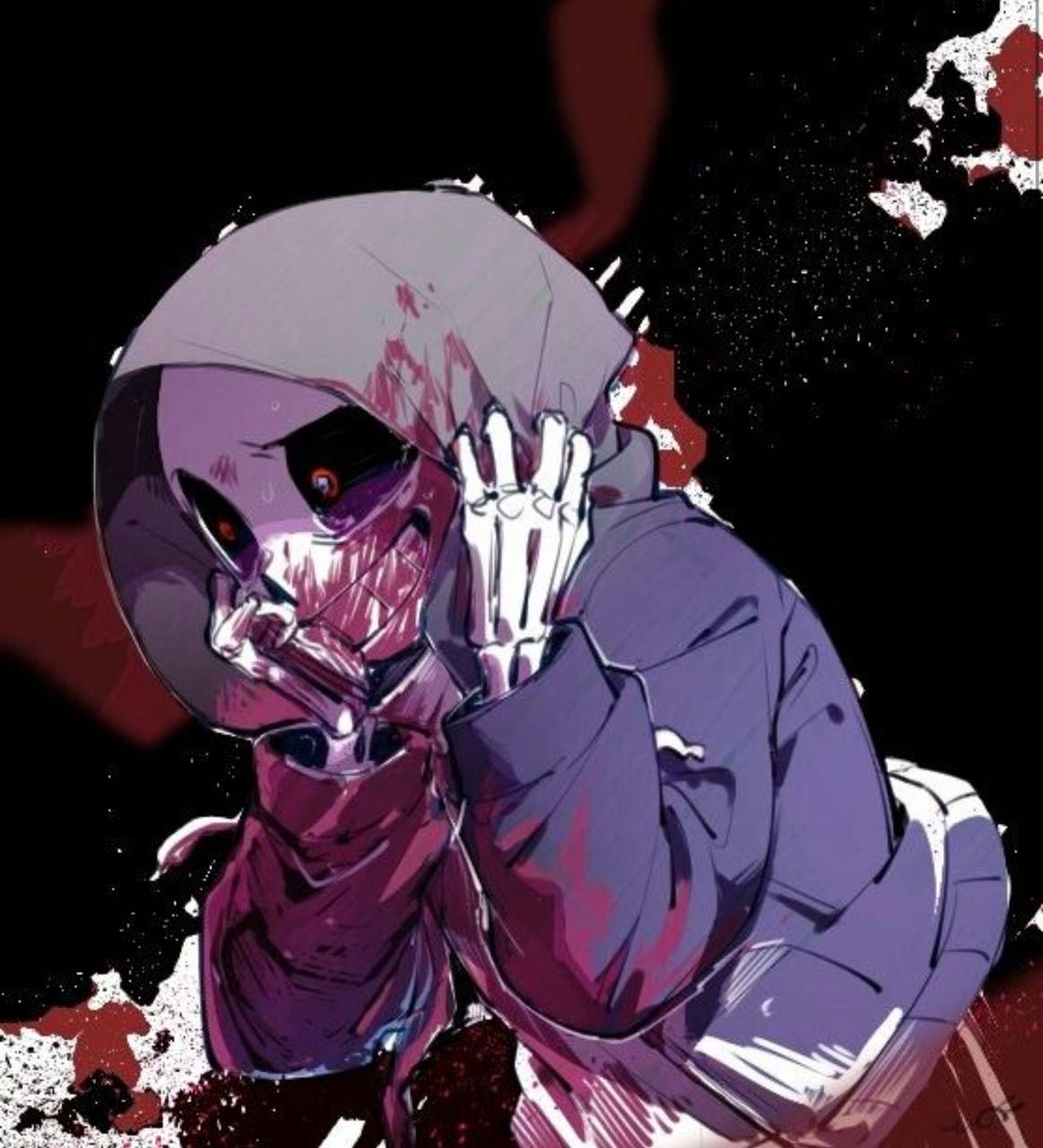 Bloody dusttale sans wallpaper