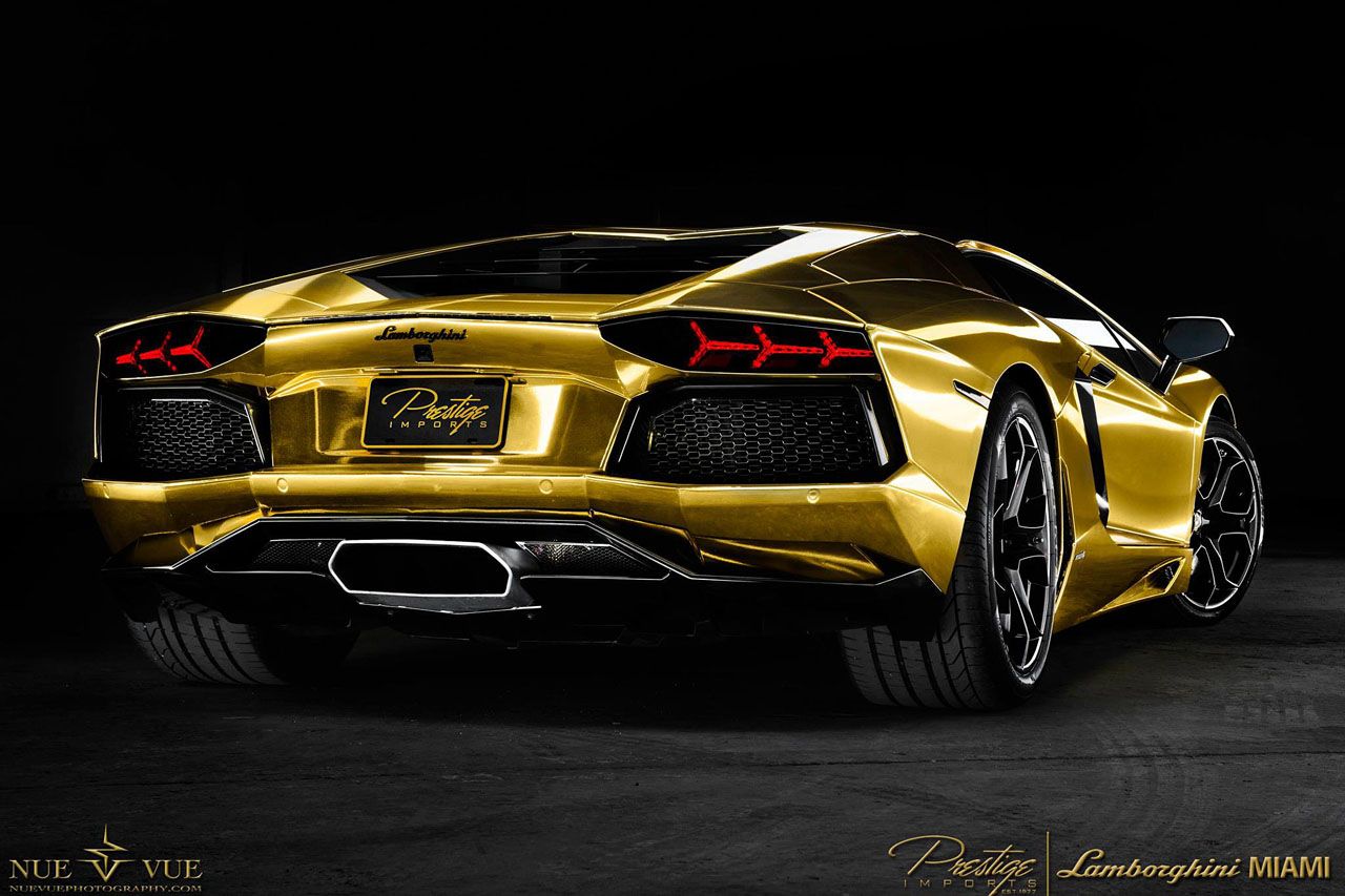 Gold Lamborghini Wallpaper
