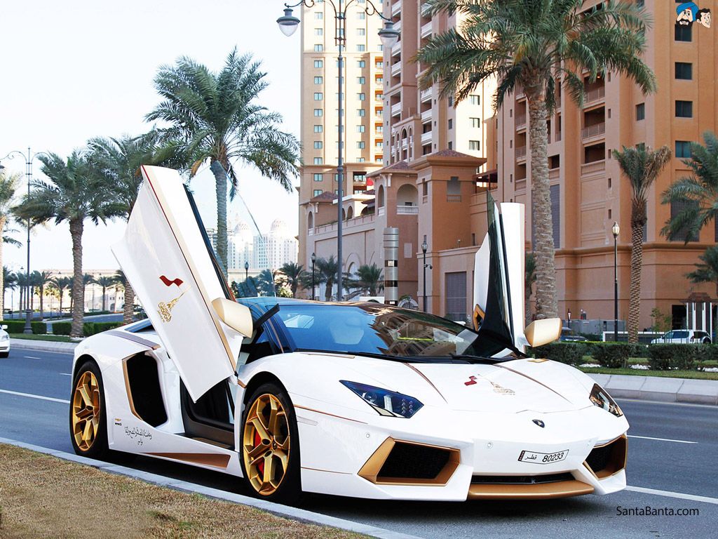 Gold Lamborghini Wallpaper, Picture